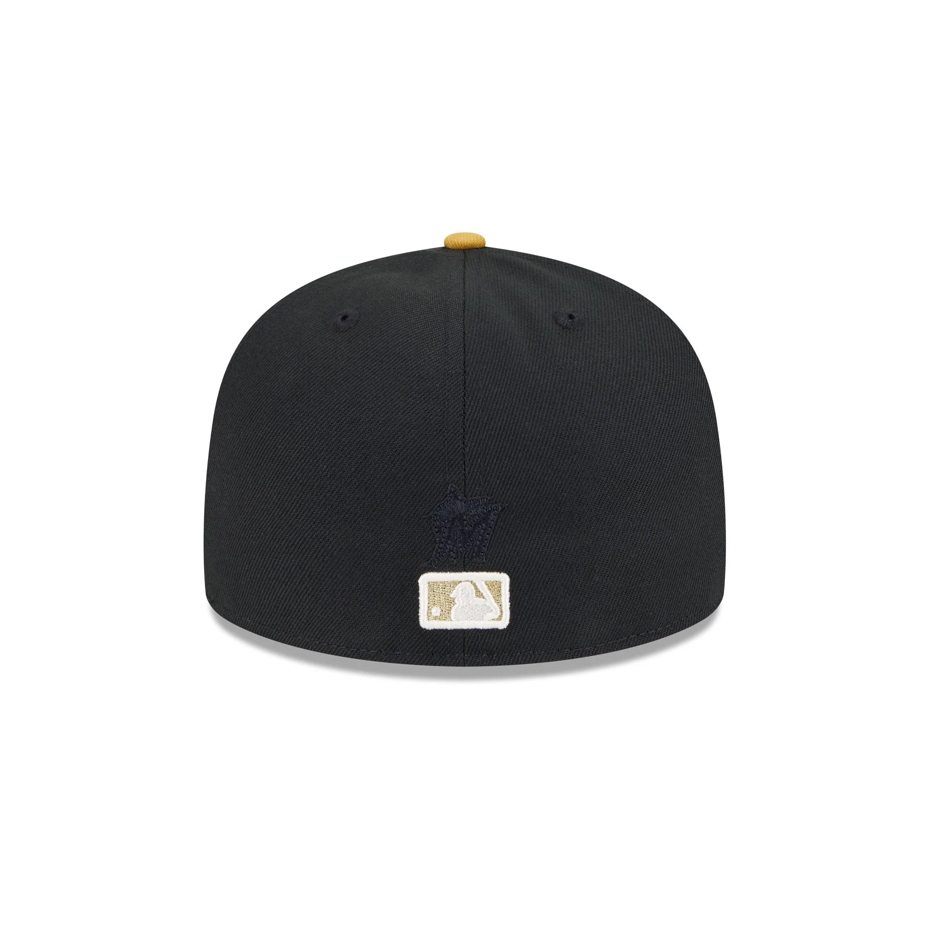 Miami Marlins Metallic Gold Logo 59FIFTY Fitted Hat