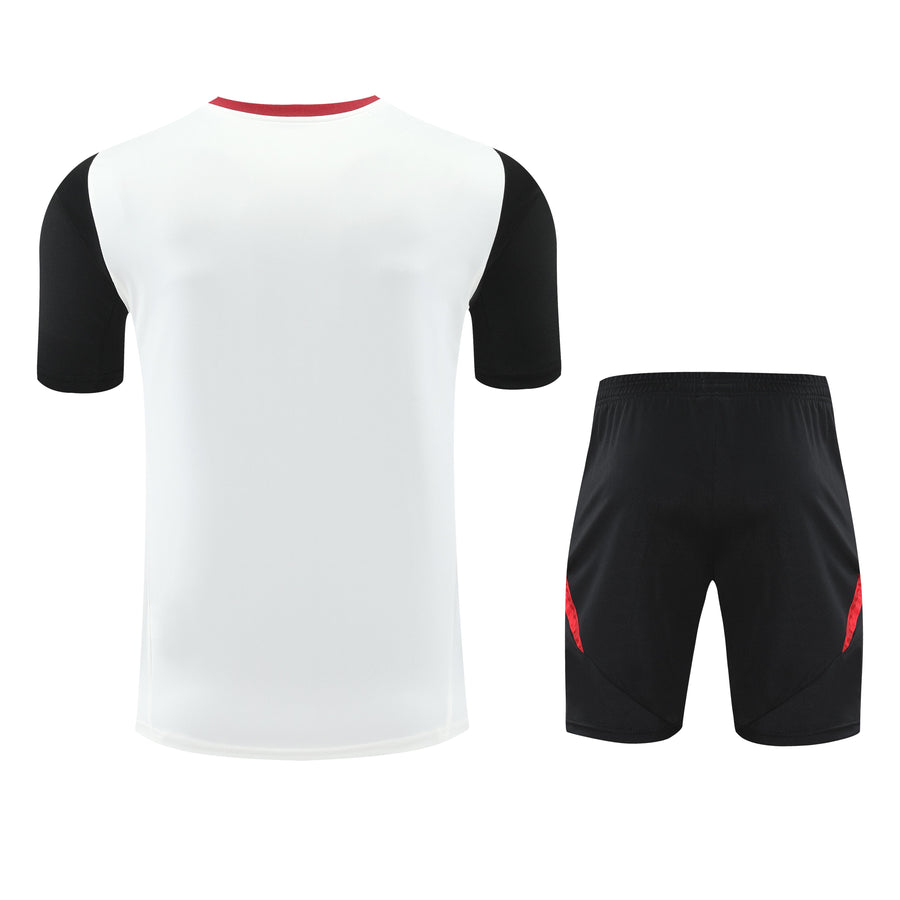 Kit Shirt + Shorts Manchester United White/Black Training 25/26