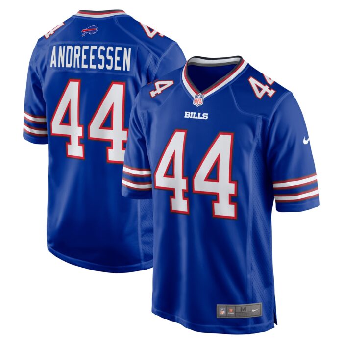 Men’s Buffalo Bills Joe Andreessen Nike Royal Game Jersey