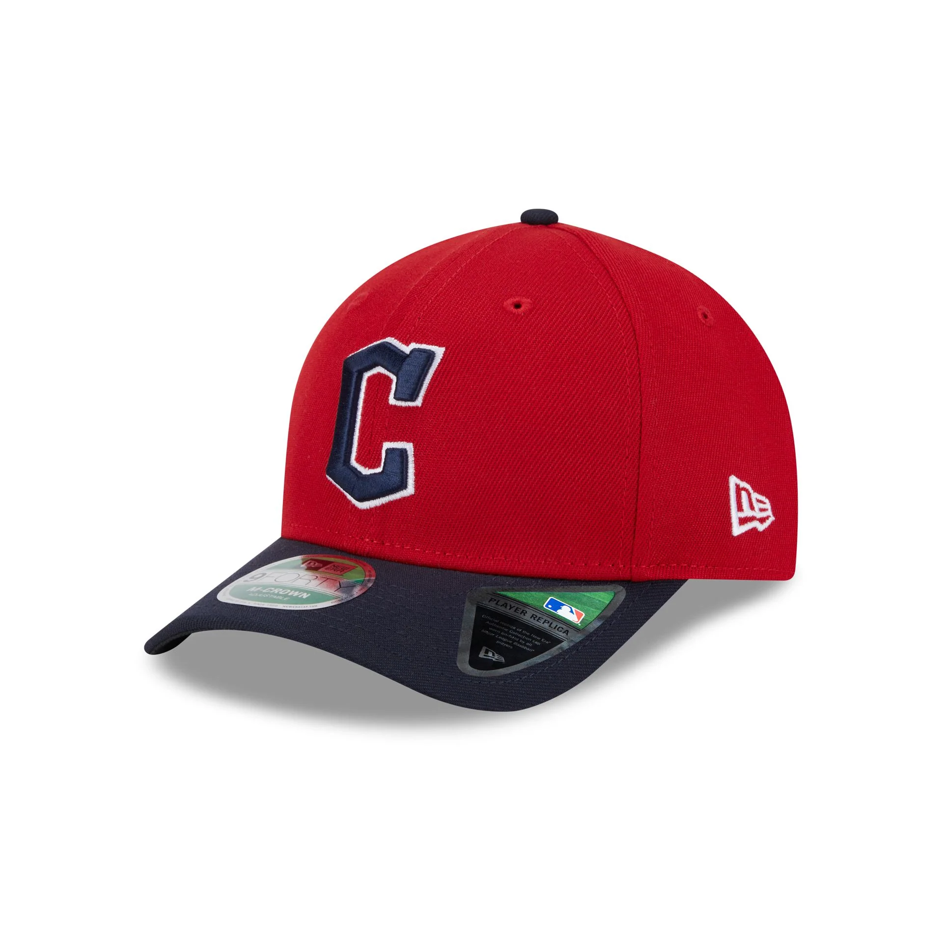 Cleveland Guardians Home Authentic Collection 9FORTY M-Crown Snapback Hat