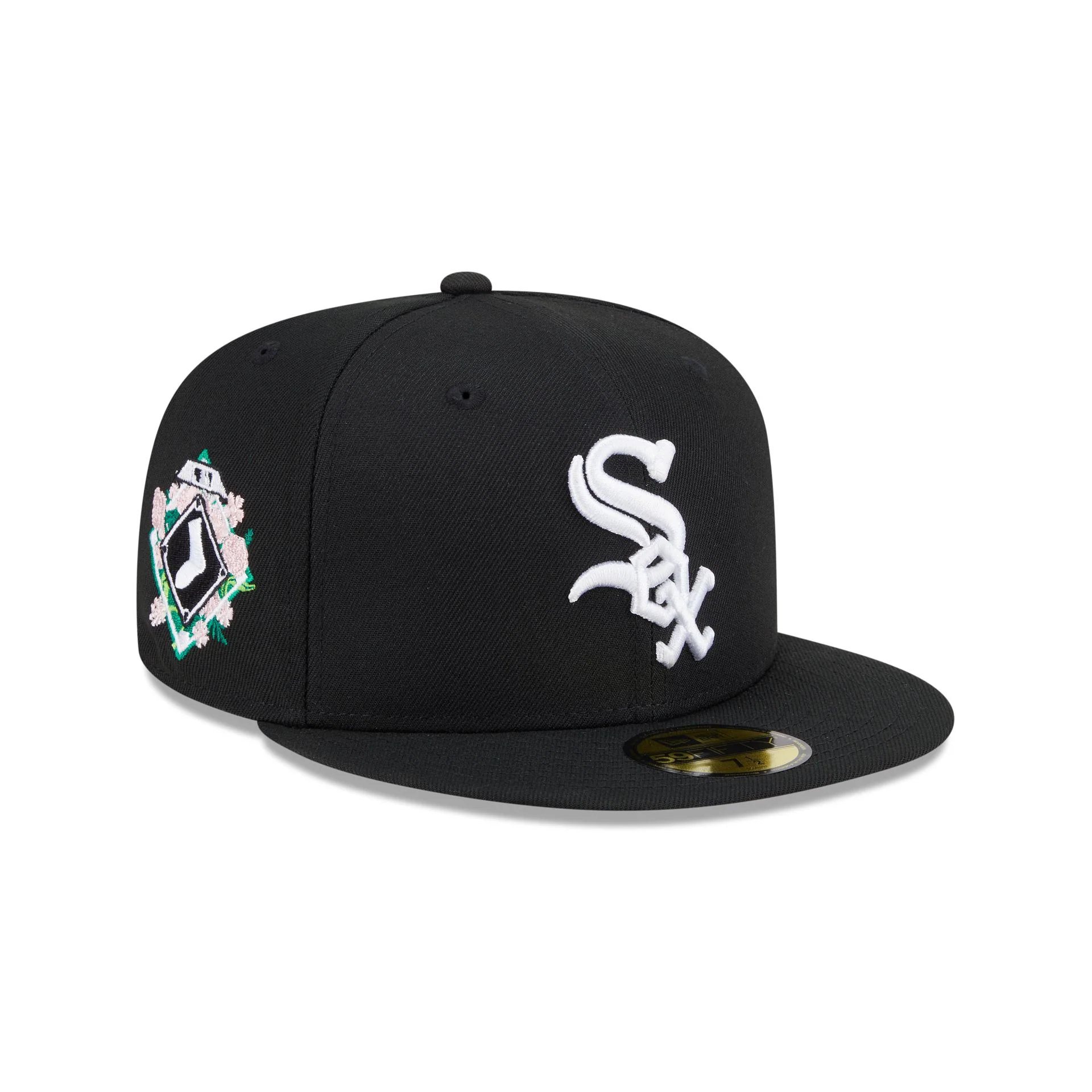 Chicago White Sox Floral Undervisor 59FIFTY Fitted Hat
