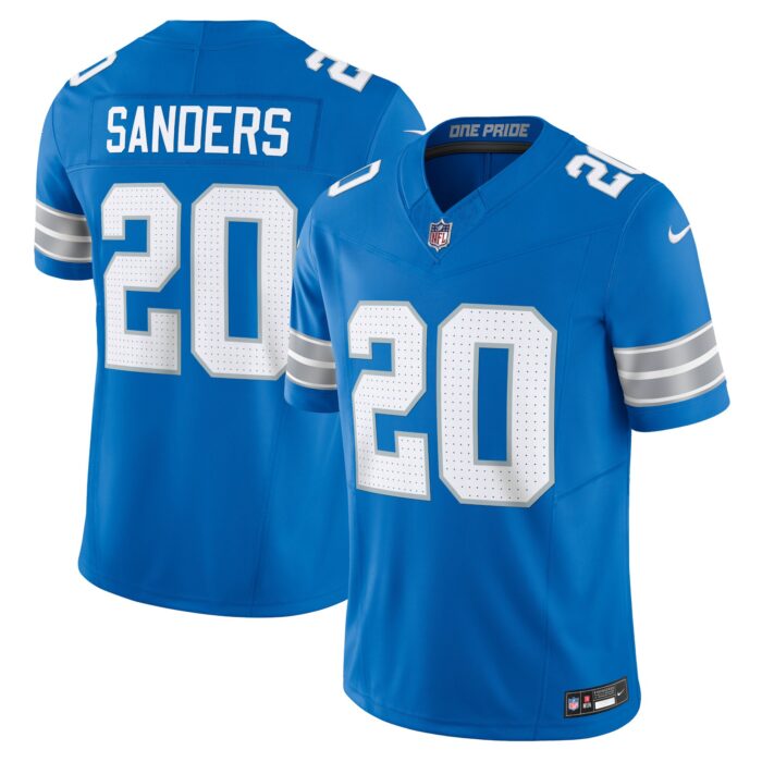 Men’s Detroit Lions Barry Sanders Nike Blue Vapor F.U.S.E. Limited Jersey