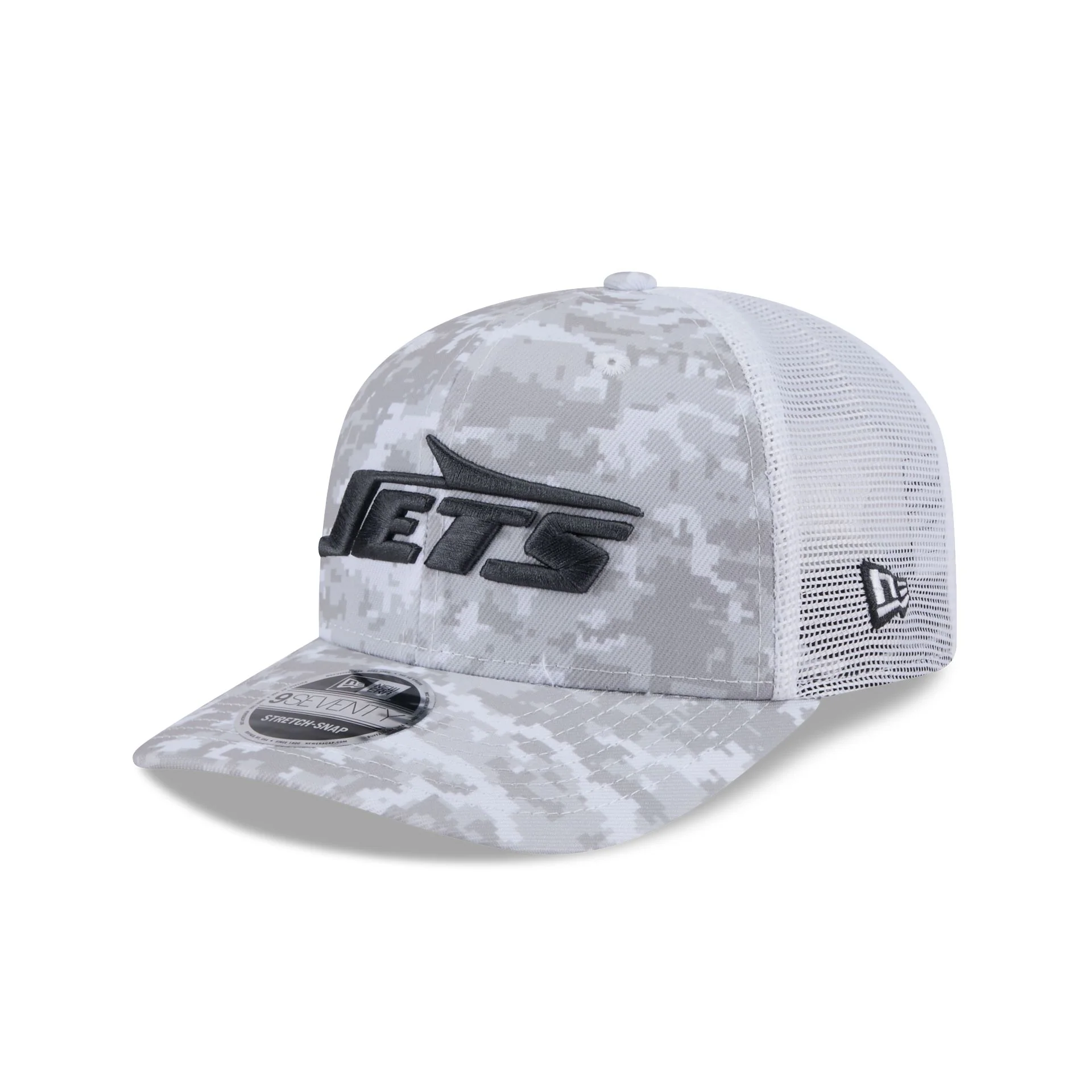New York Jets 2024 Salute to Service 9SEVENTY Trucker Hat