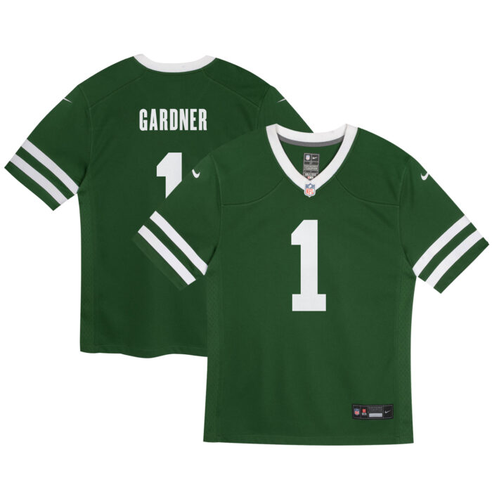 Infant New York Jets Ahmad Sauce Gardner Nike Legacy Green Game Jersey