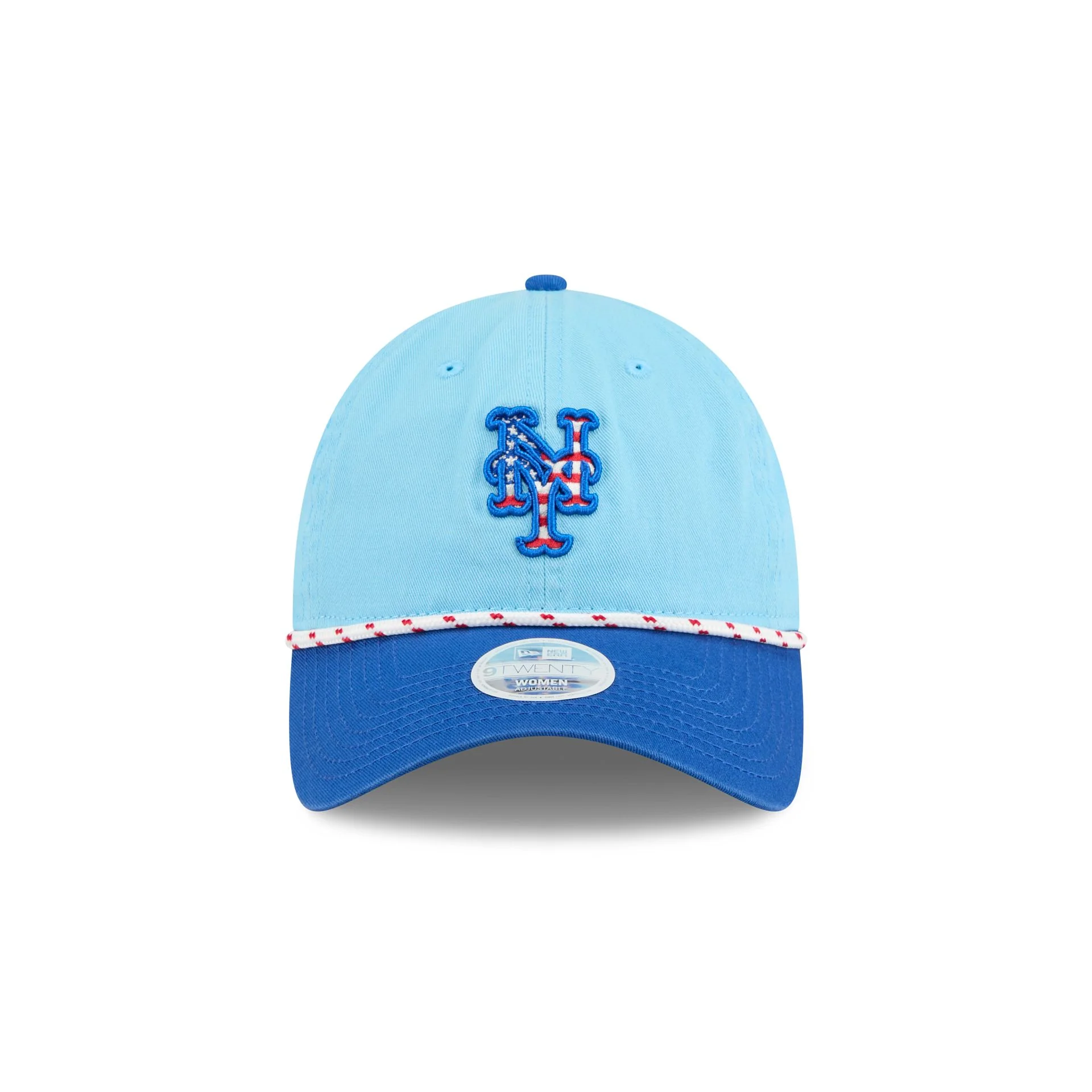 New York Mets Independence Day 2025 Women's 9TWENTY Adjustable Hat