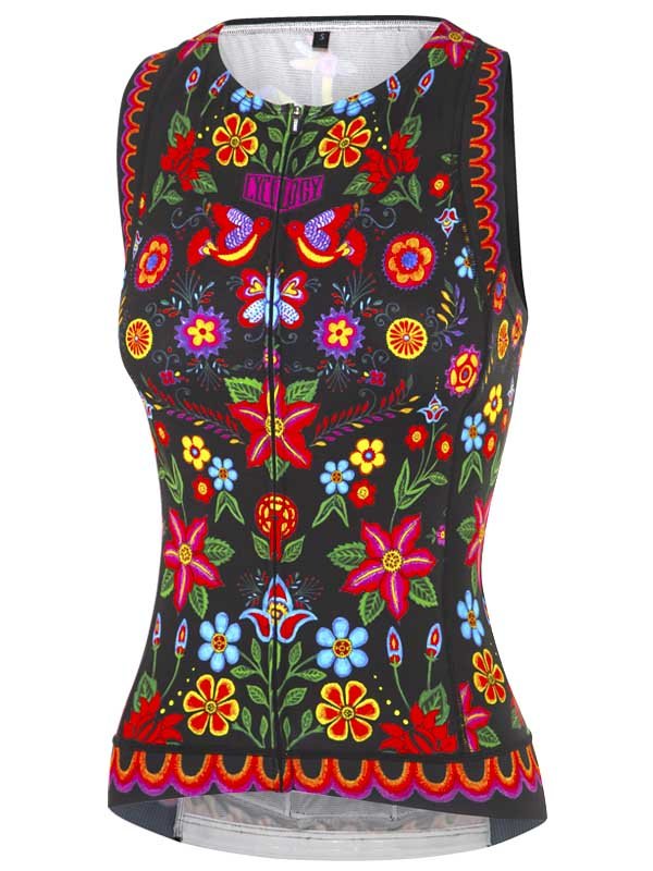 Frida Sleeveless Jersey Black