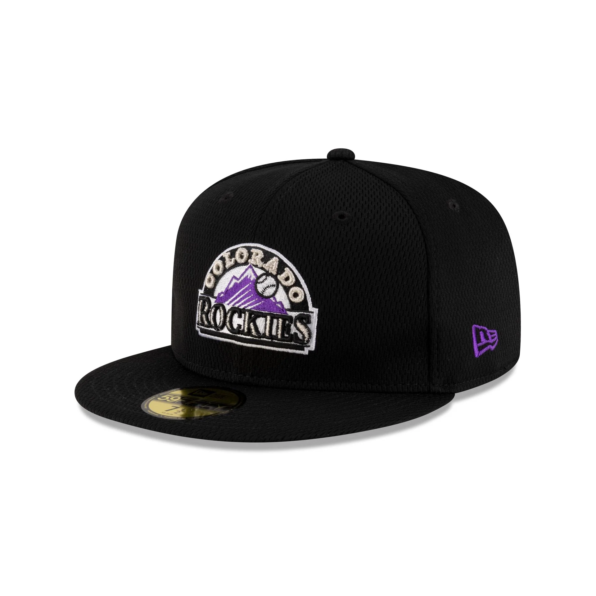 Colorado Rockies 2025 Clubhouse Alt Black 59FIFTY Fitted Hat
