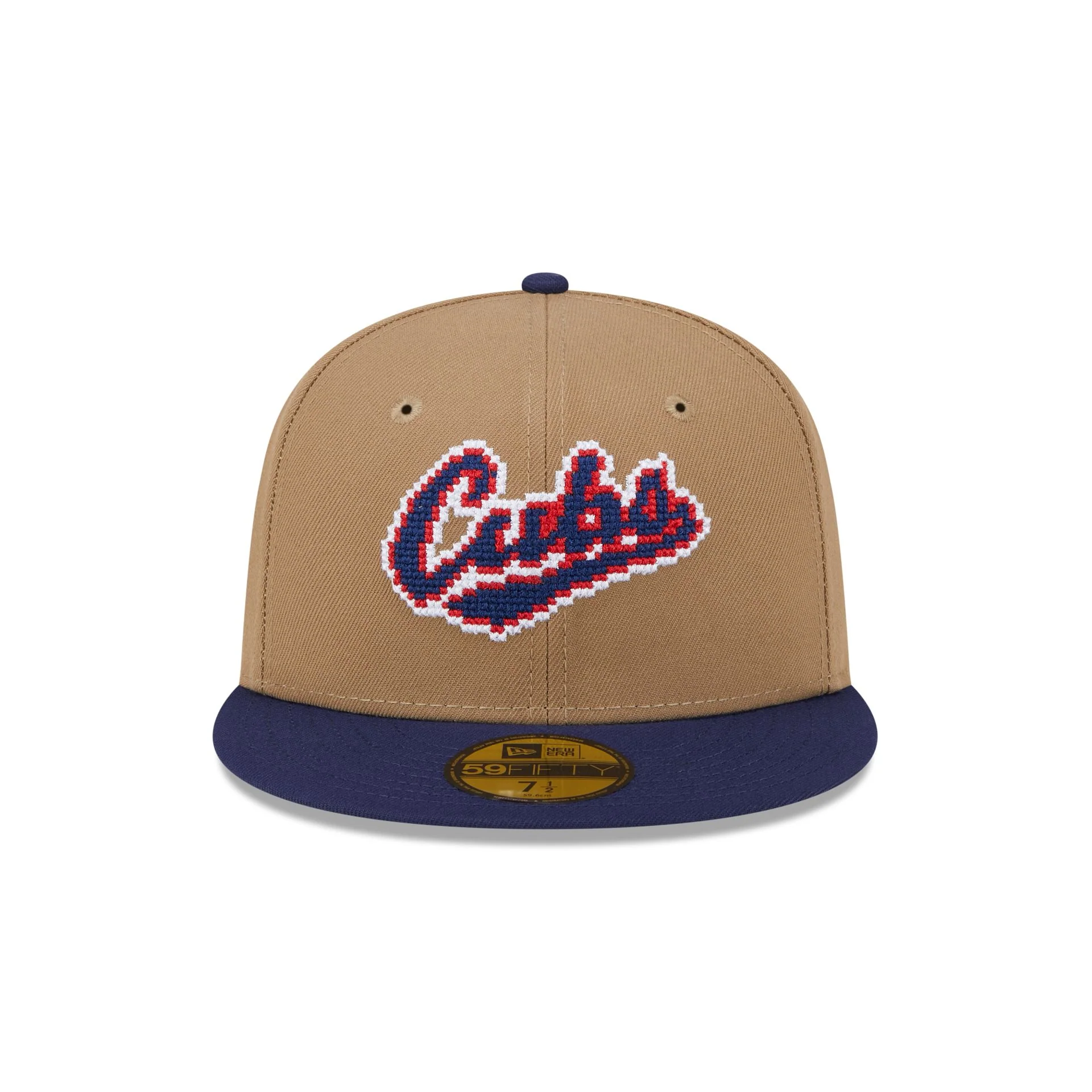 Chicago Cubs Classic 8-Bit Wordmark 59FIFTY Fitted Hat