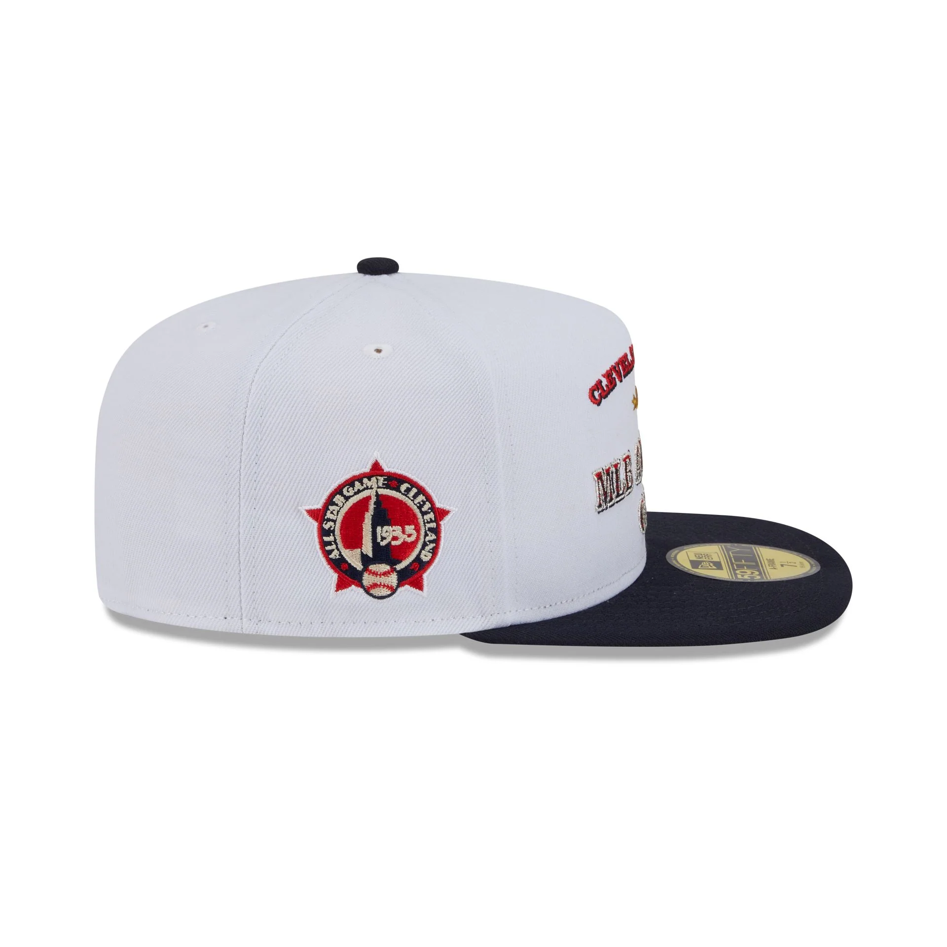 Cleveland Guardians Summer Derby White 59FIFTY A-Frame Fitted Hat