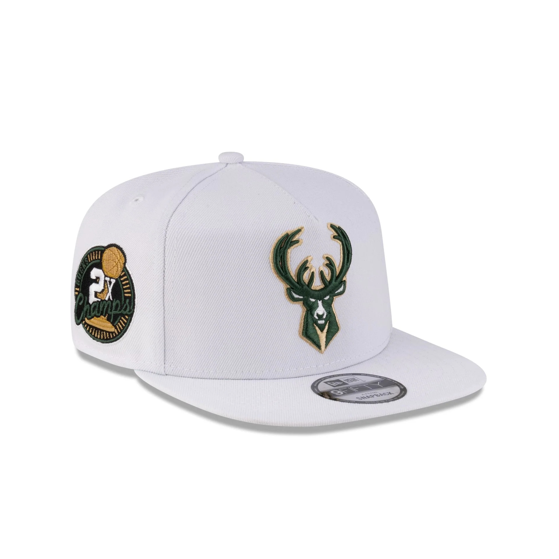 Milwaukee Bucks Champions 9FIFTY A-Frame Snapback Hat