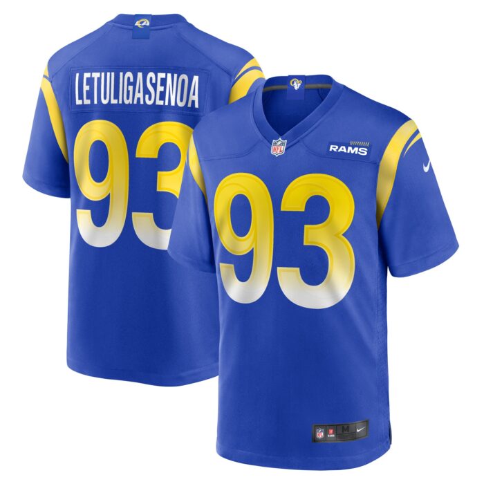 Men’s Los Angeles Rams Tuli Letuligasenoa Nike Royal Game Jersey