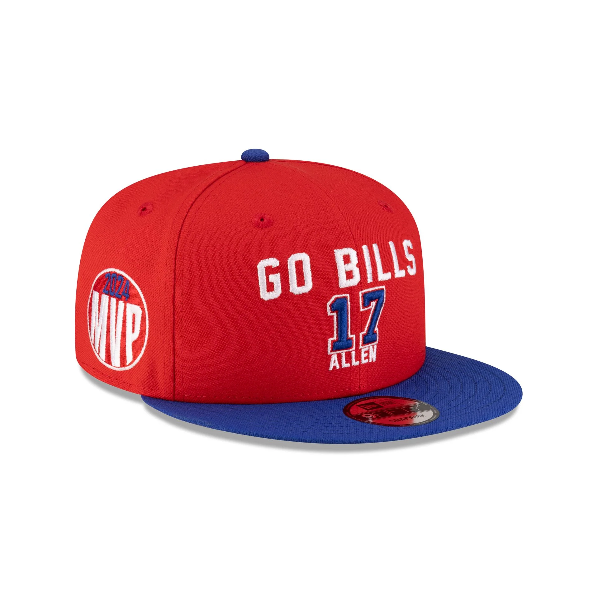 Buffalo Bills Josh Allen MVP Red 9FIFTY Snapback Hat