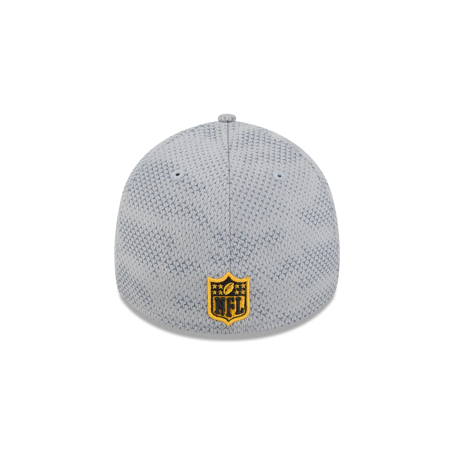Pittsburgh Steelers 2024 Sideline Gray 39THIRTY Stretch Fit Hat