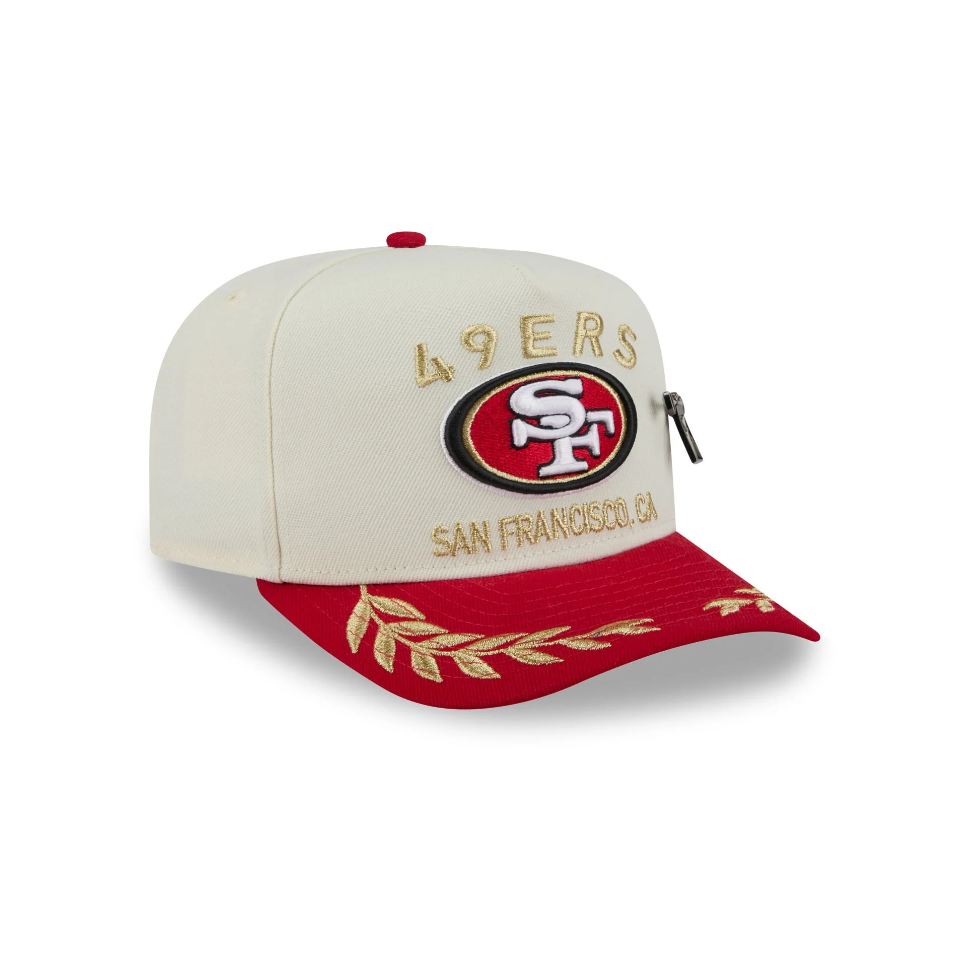 San Francisco 49ers 2025 Draft Chrome White 59FIFTY A-Frame Fitted Hat