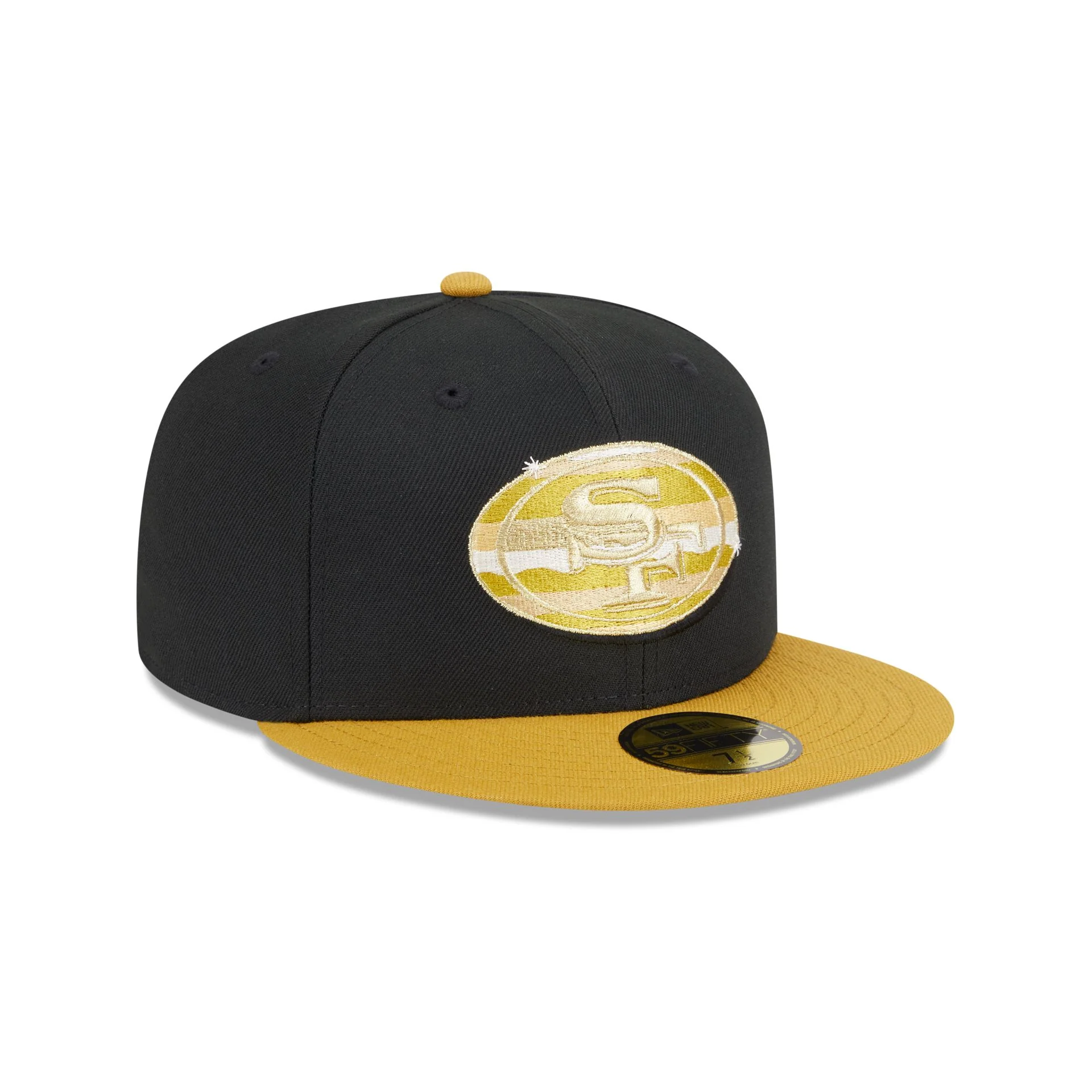 San Francisco 49ers Metallic Gold Logo 59FIFTY Fitted Hat