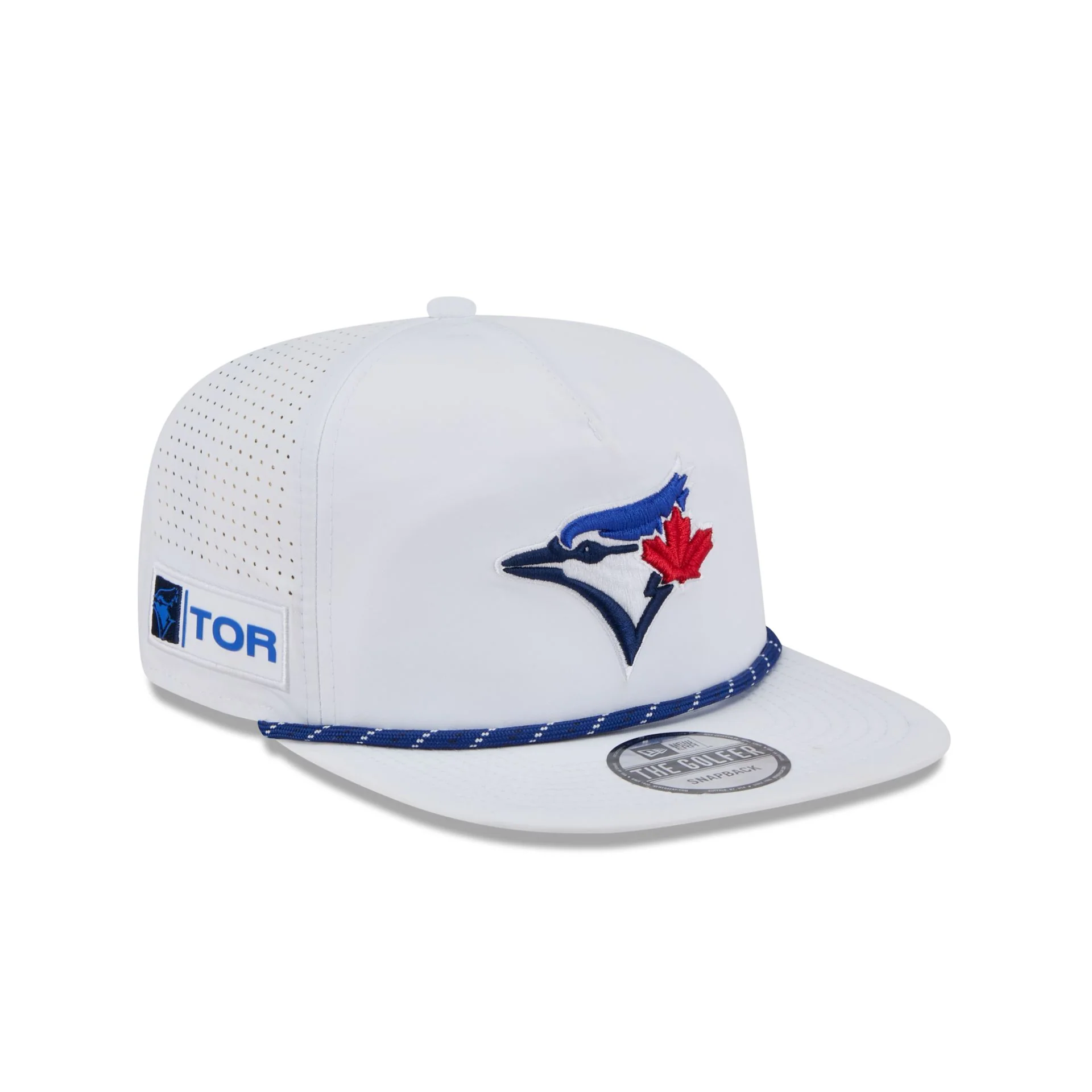 Toronto Blue Jays Optic White Performance Rope Golfer Hat