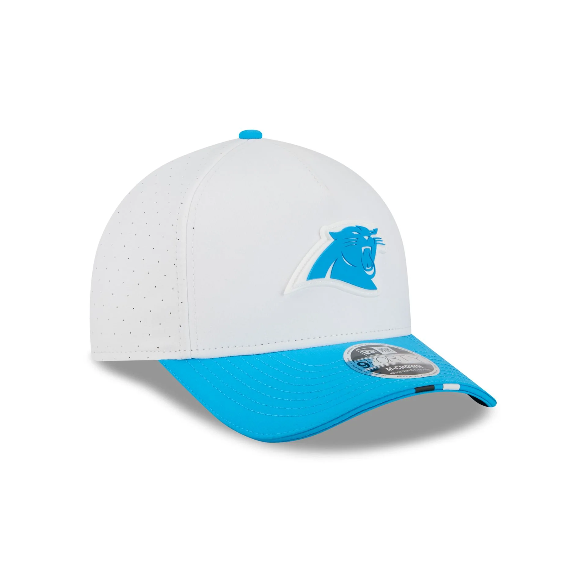 Carolina Panthers 2025 Training 9FORTY M-Crown A-Frame Snapback Hat