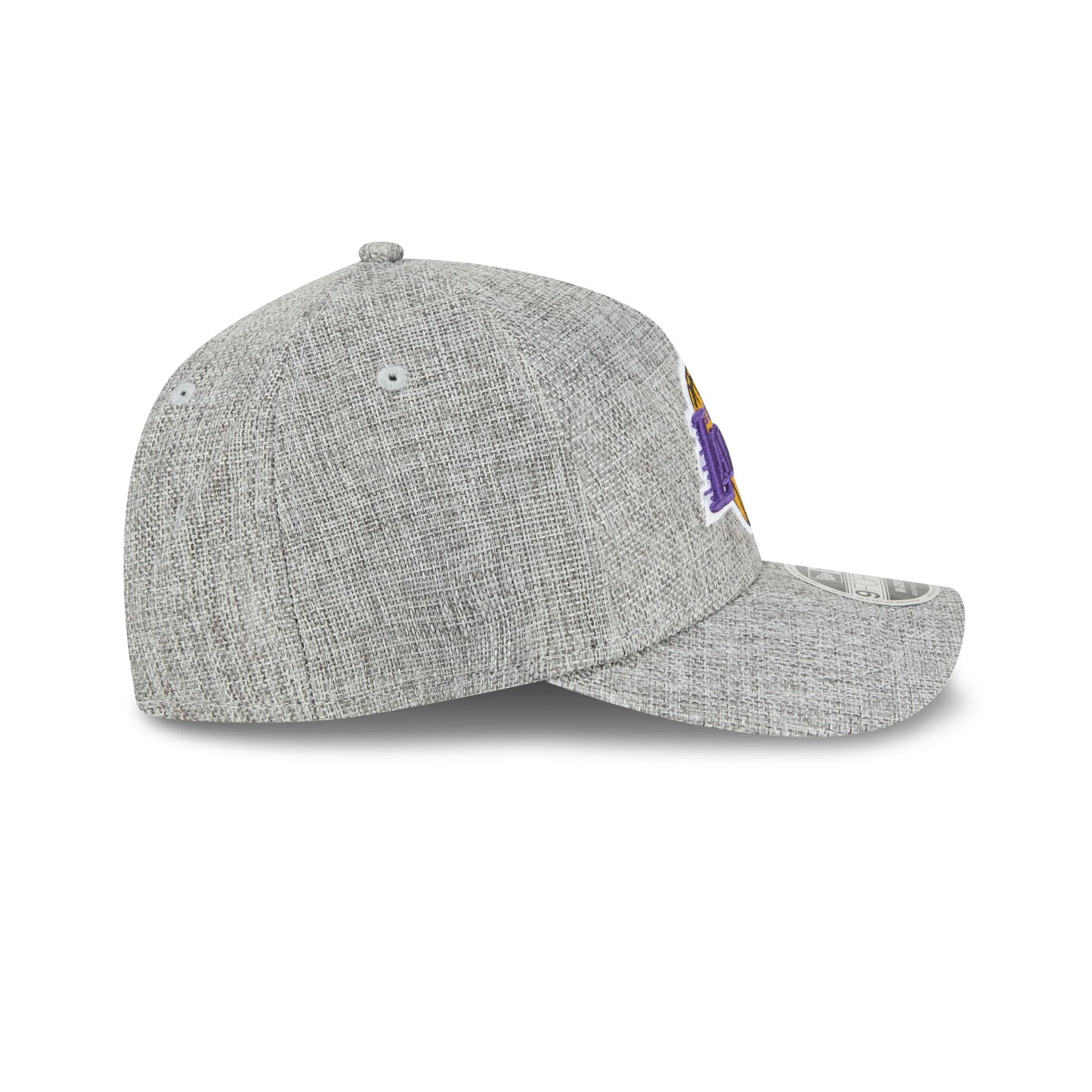 Los Angeles Lakers Cotton Weave Gray 9FORTY M-Crown A-Frame Snapback Hat