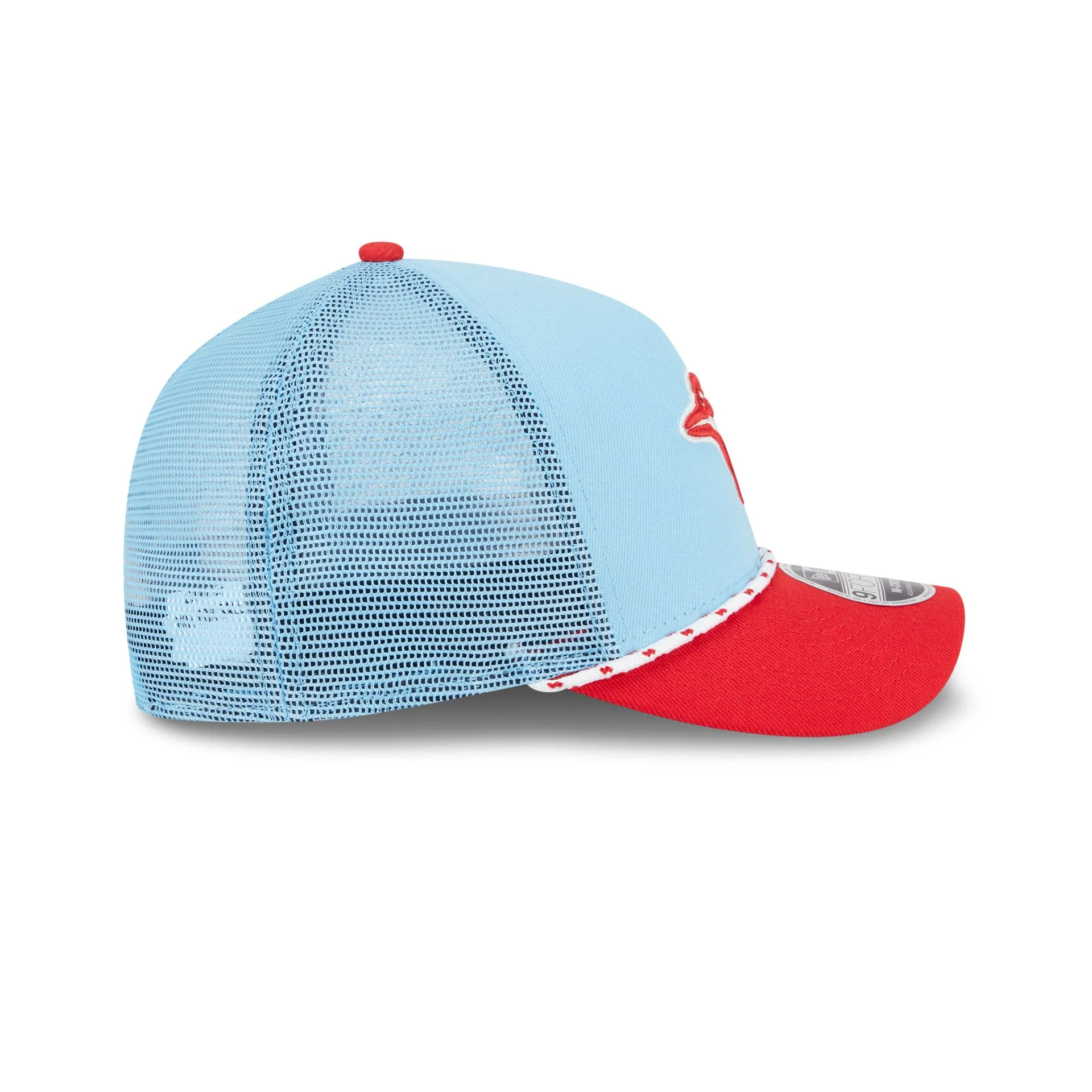 Toronto Blue Jays Independence Day 2025 9FORTY M-Crown A-Frame Trucker Hat