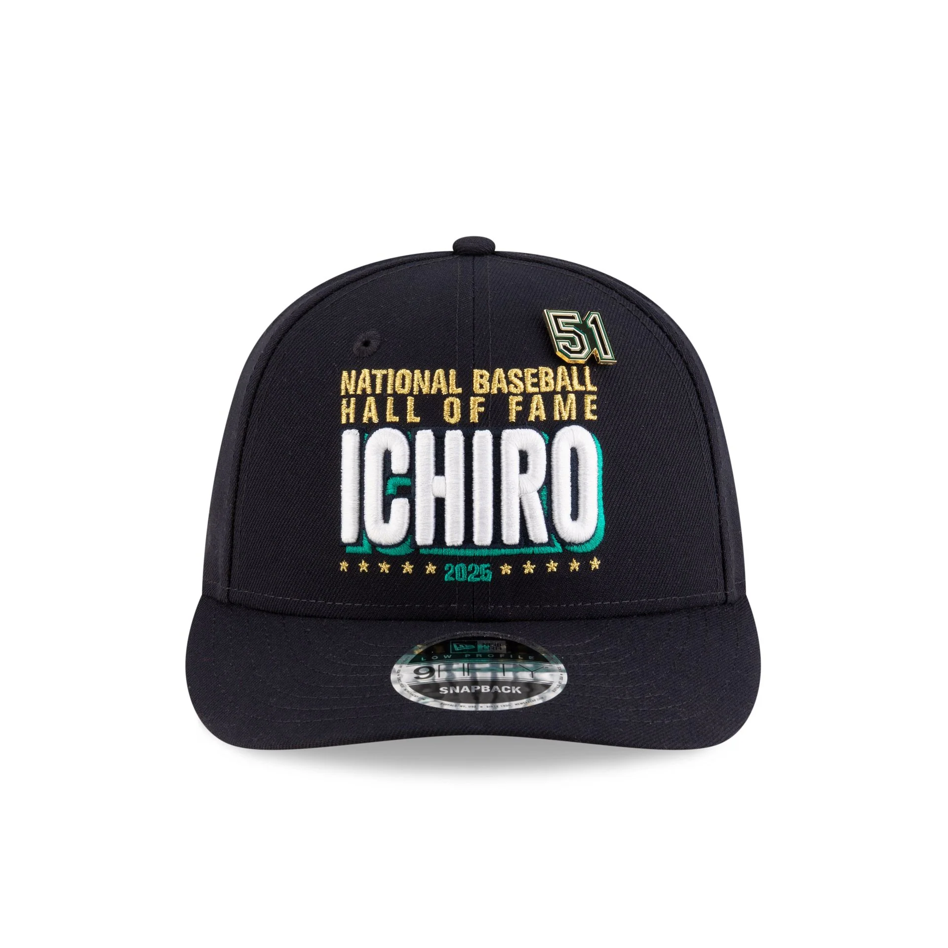 Seattle Mariners Hall of Fame 2025 Ichiro Suzuki Low Profile 9FIFTY Snapback Hat