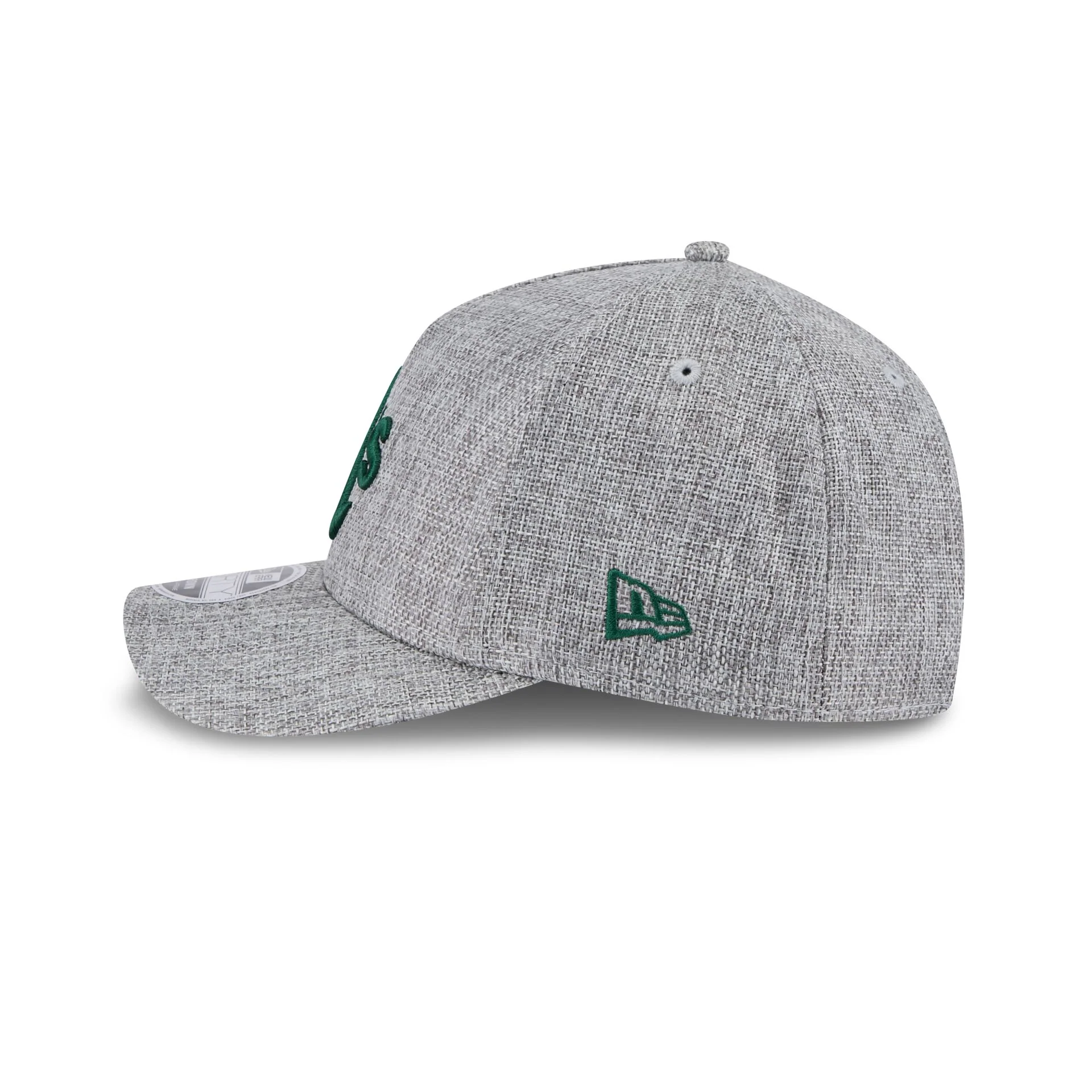 Athletics Cotton Weave Gray 9FORTY M-Crown A-Frame Snapback Hat