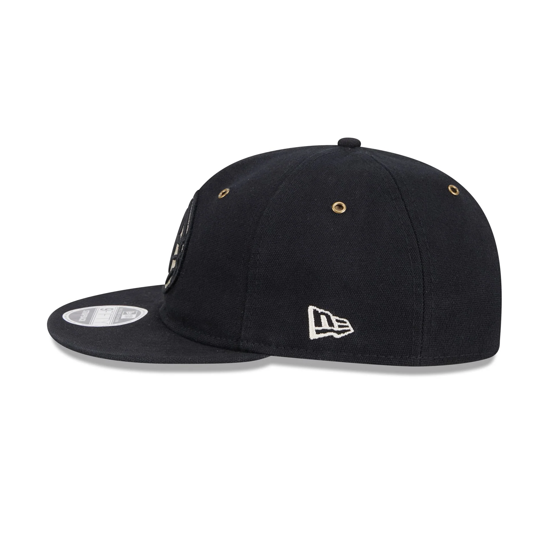 Brooklyn Nets Cotton Canvas Retro Crown 9FIFTY Adjustable Hat