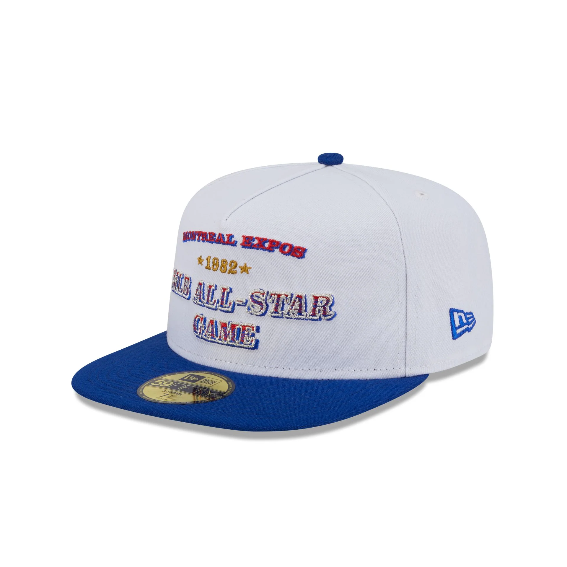 Montreal Expos Summer Derby White 59FIFTY A-Frame Fitted Hat