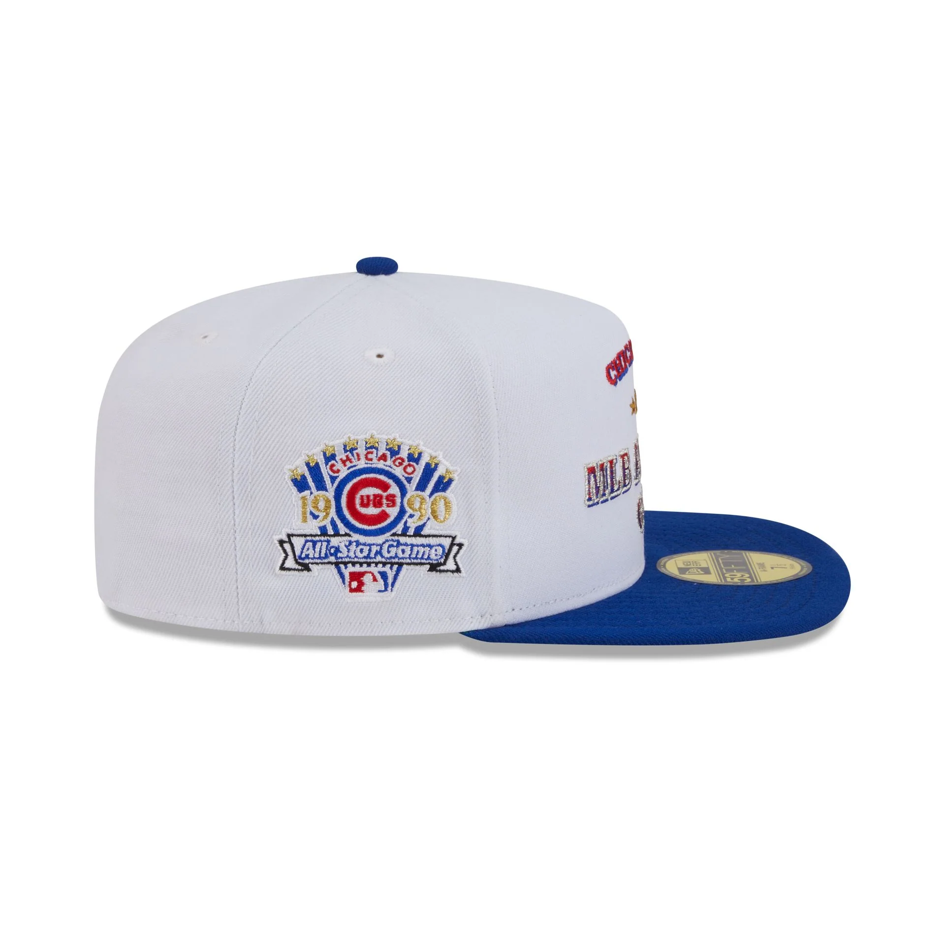 Chicago Cubs Summer Derby White 59FIFTY A-Frame Fitted Hat
