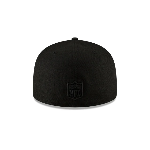 Los Angeles Rams Black On Black 59FIFTY Fitted Hat