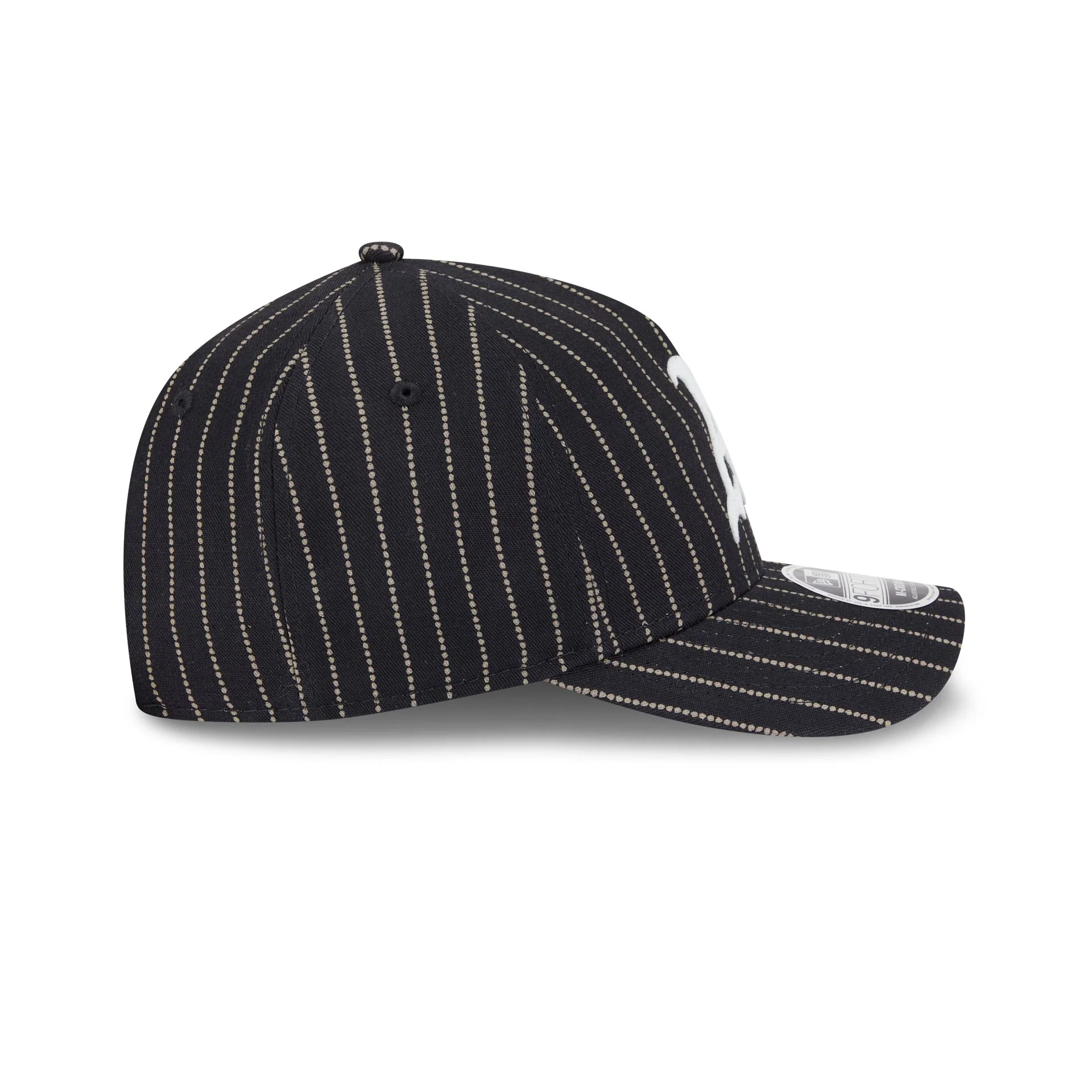 Athletics Dotted Pinstripe 9FORTY M-Crown A-Frame Adjustable Hat