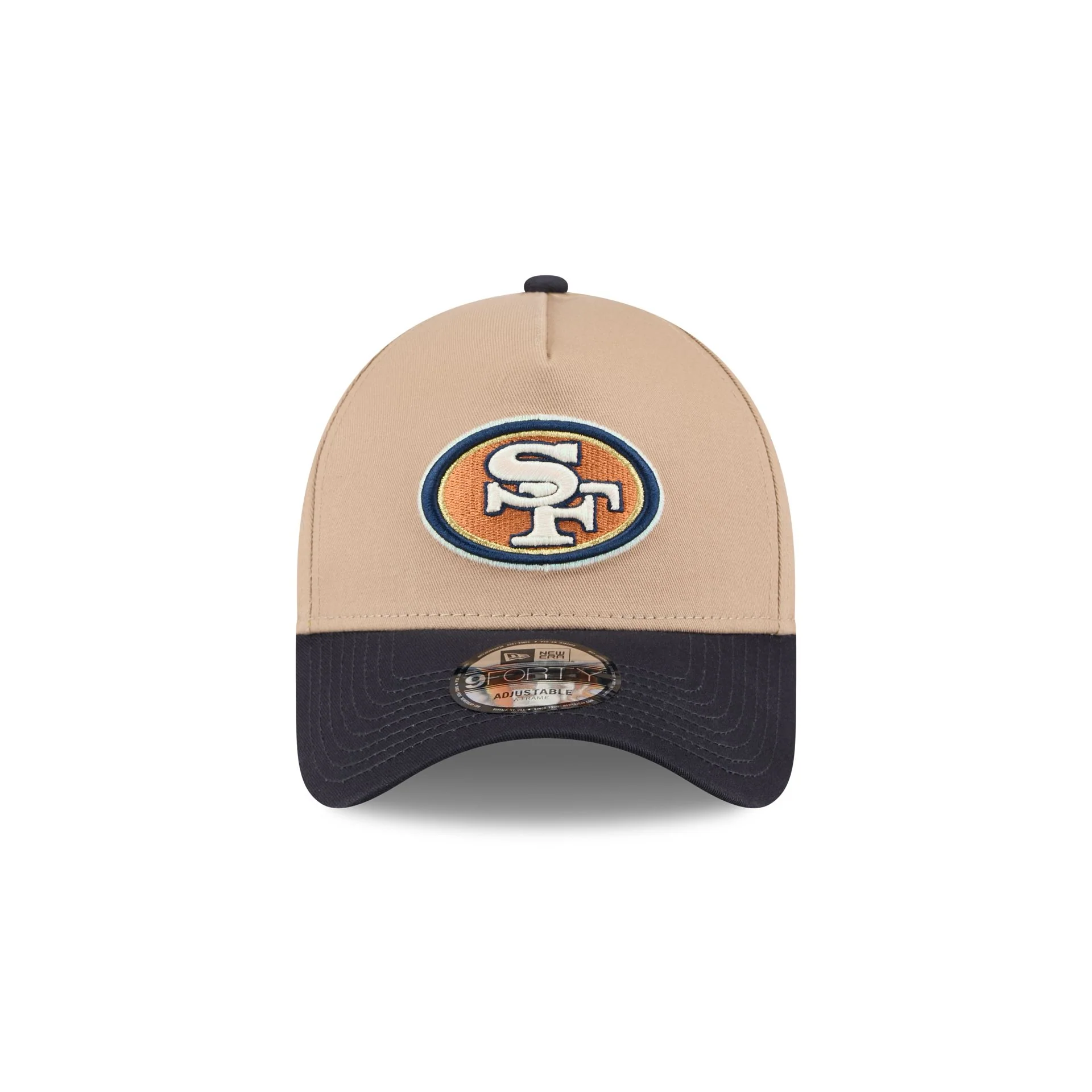 San Francisco 49ers Beige Khaki 9FORTY A-Frame Snapback Hat