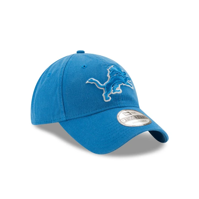 Detroit Lions Core Classic Blue 9TWENTY Adjustable Hat