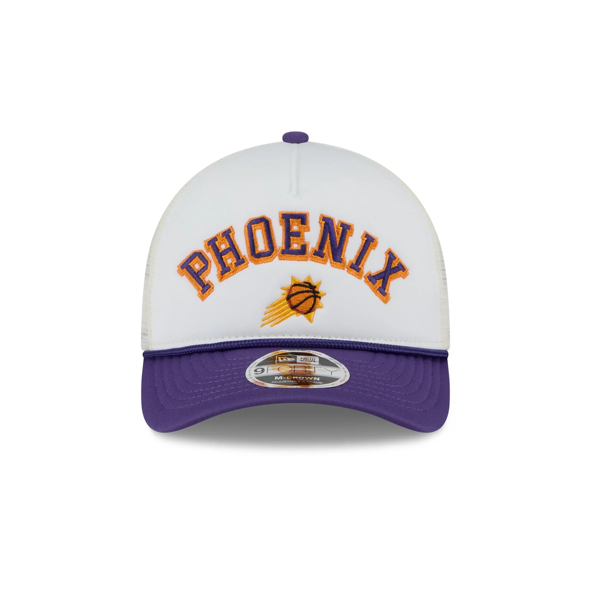 Phoenix Suns Chrome Arch 9FORTY M-Crown A-Frame Trucker Hat