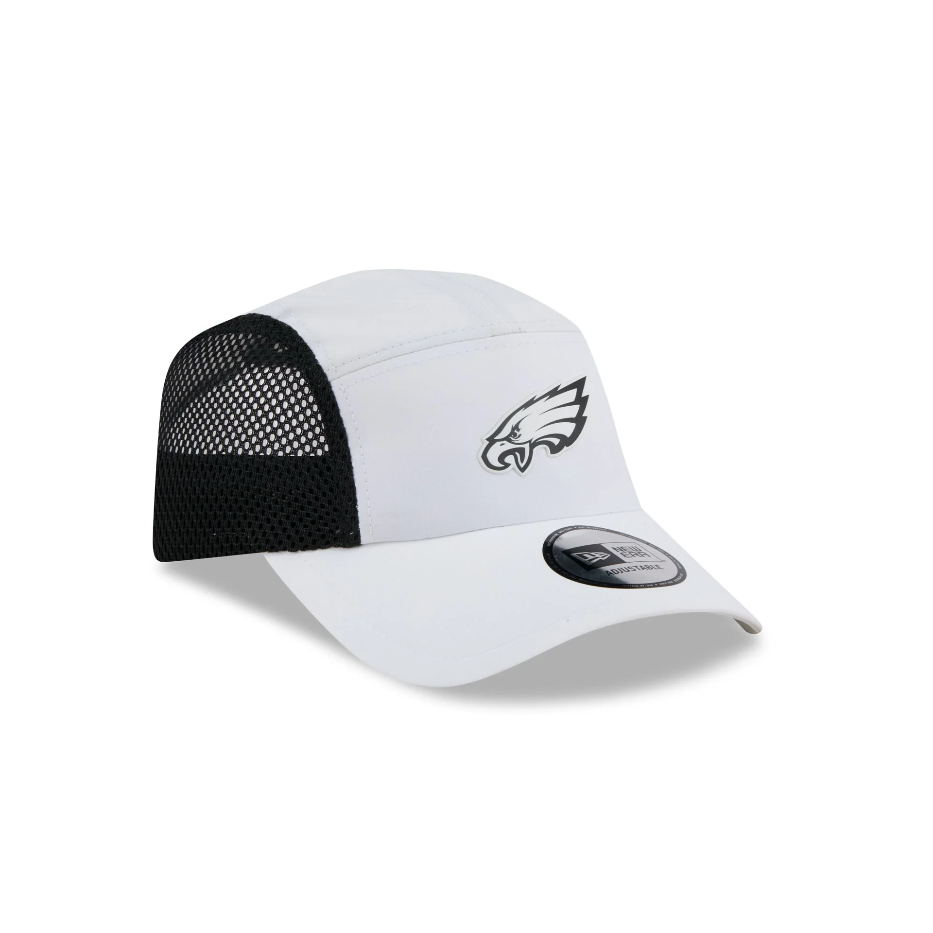 Philadelphia Eagles White Poly Runner Adjustable Hat