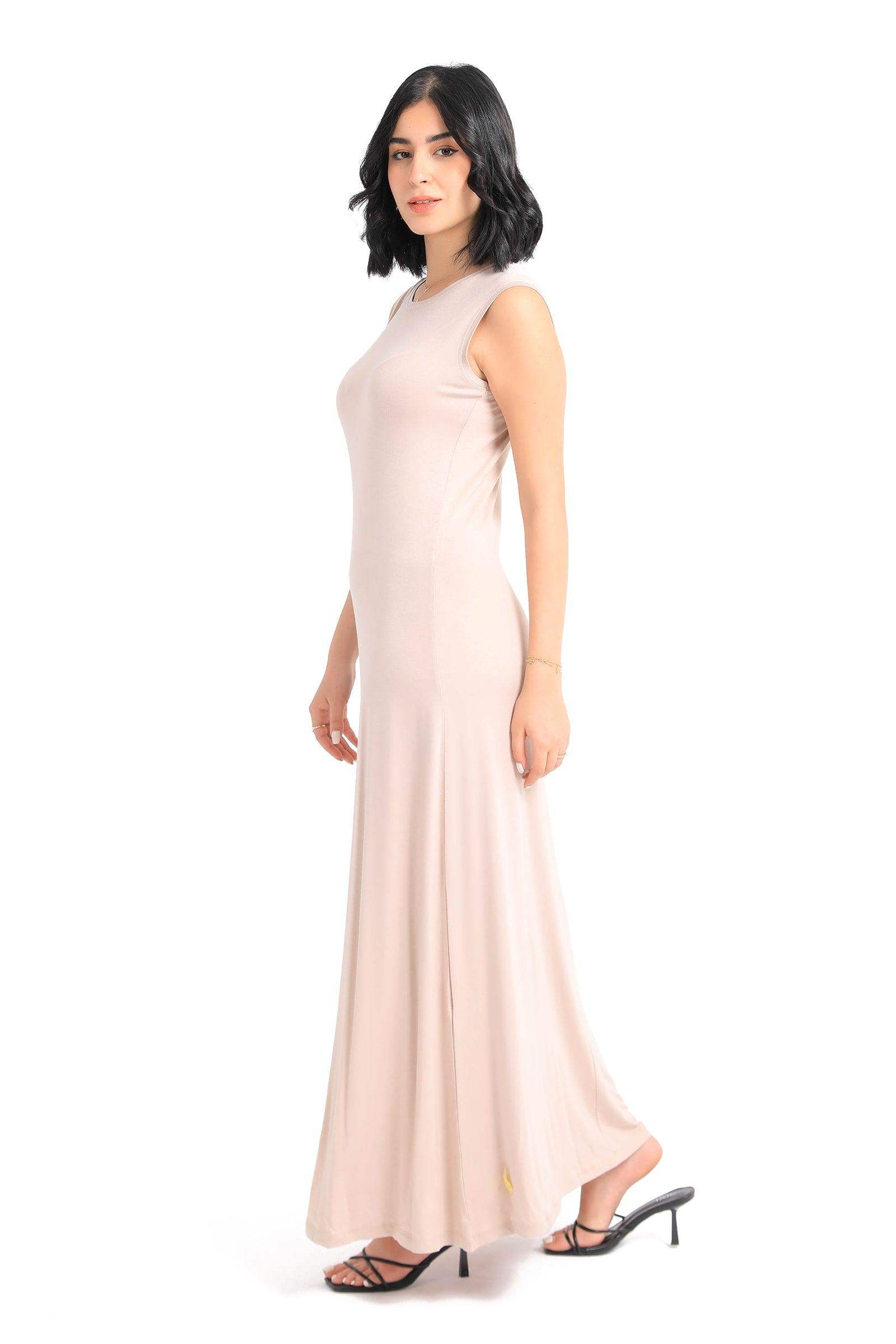 Viscose Plain Maxi Dress