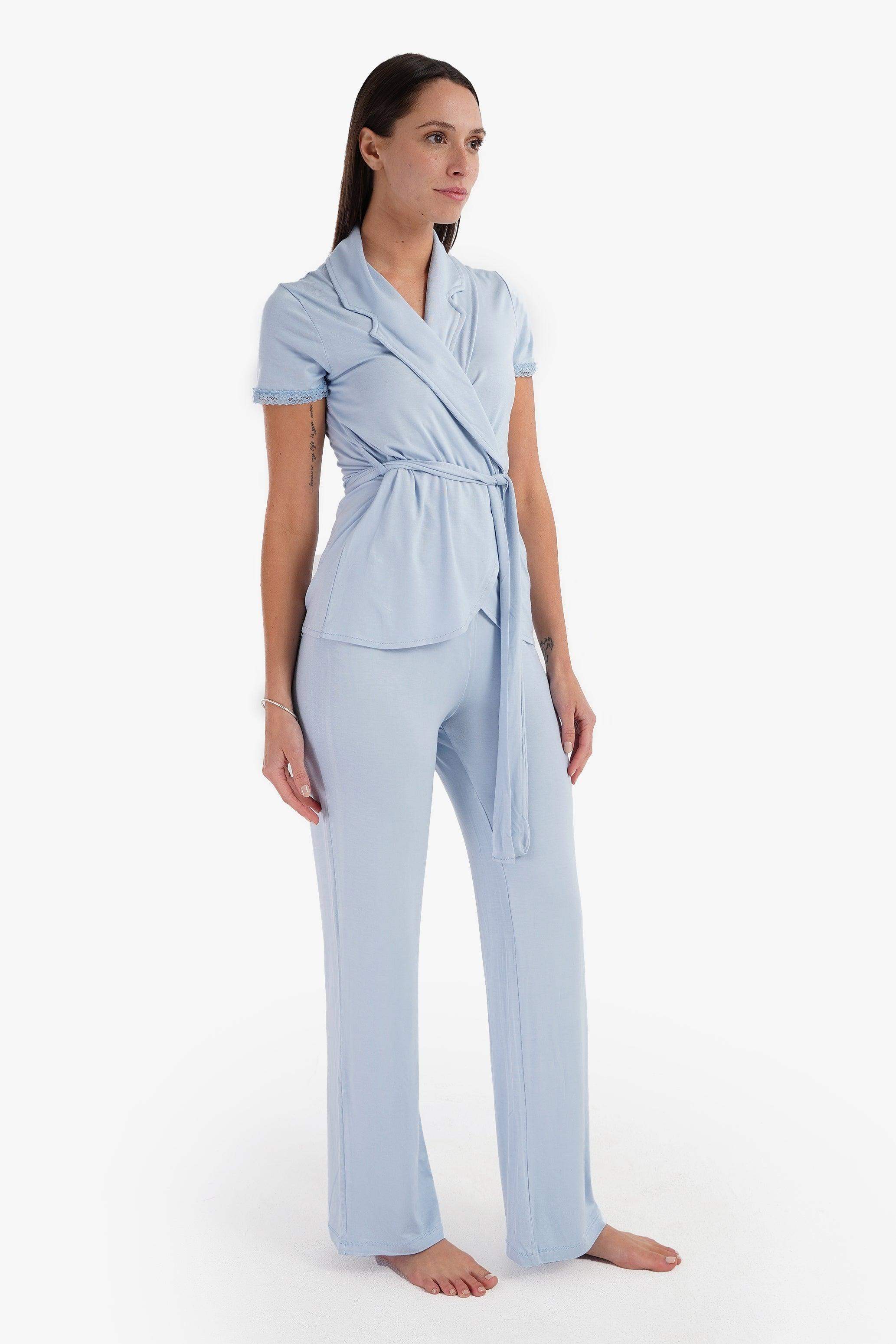 Wrapped Plain Pyjama Set