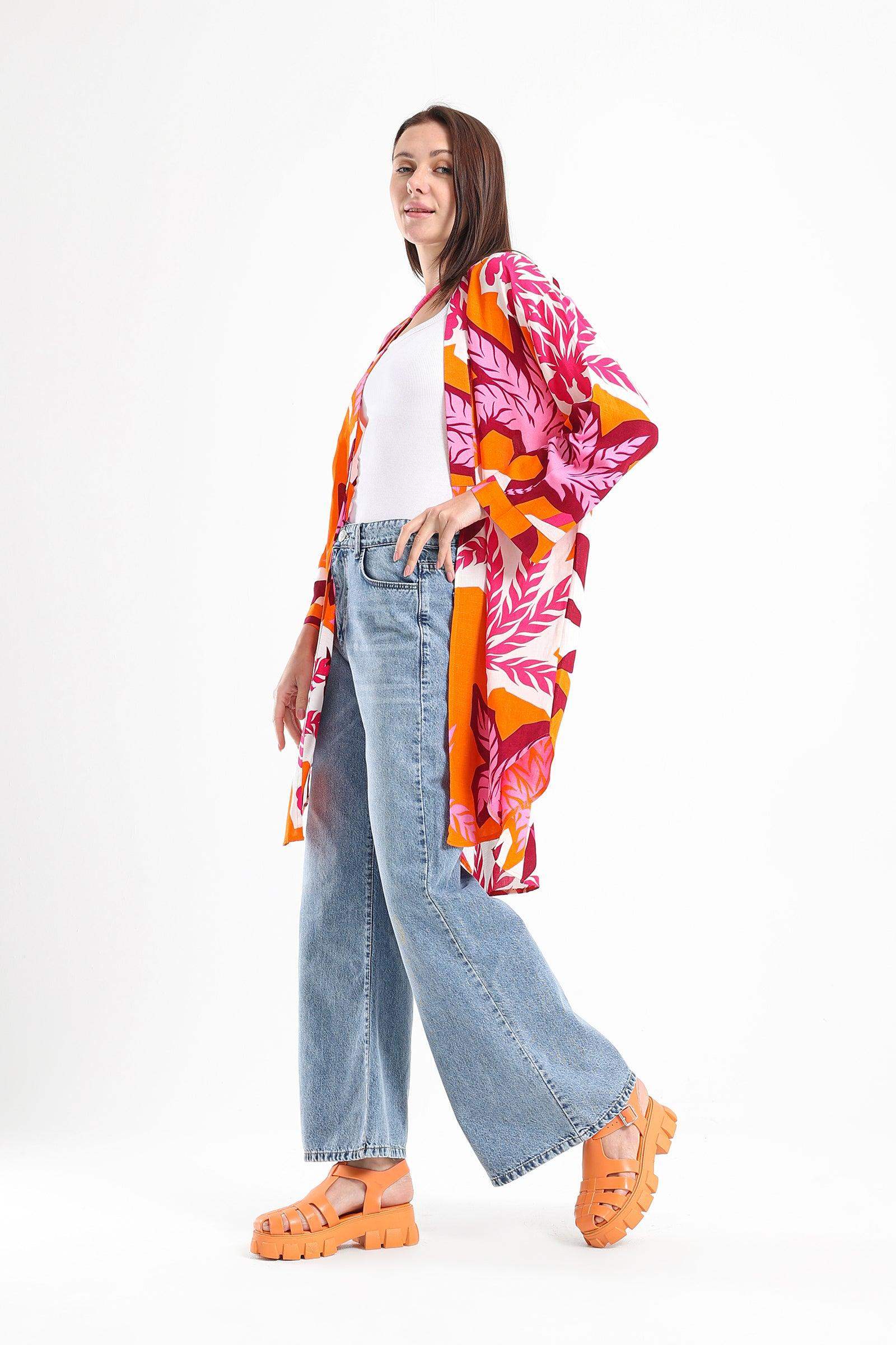 Summer Leafy Kimono