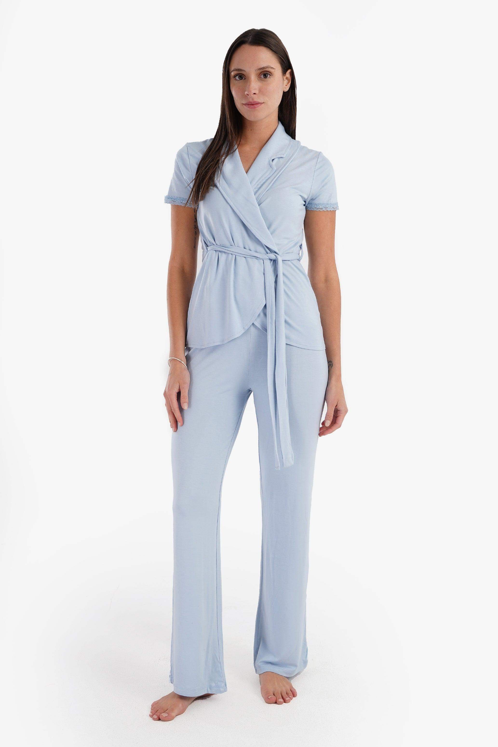 Wrapped Plain Pyjama Set