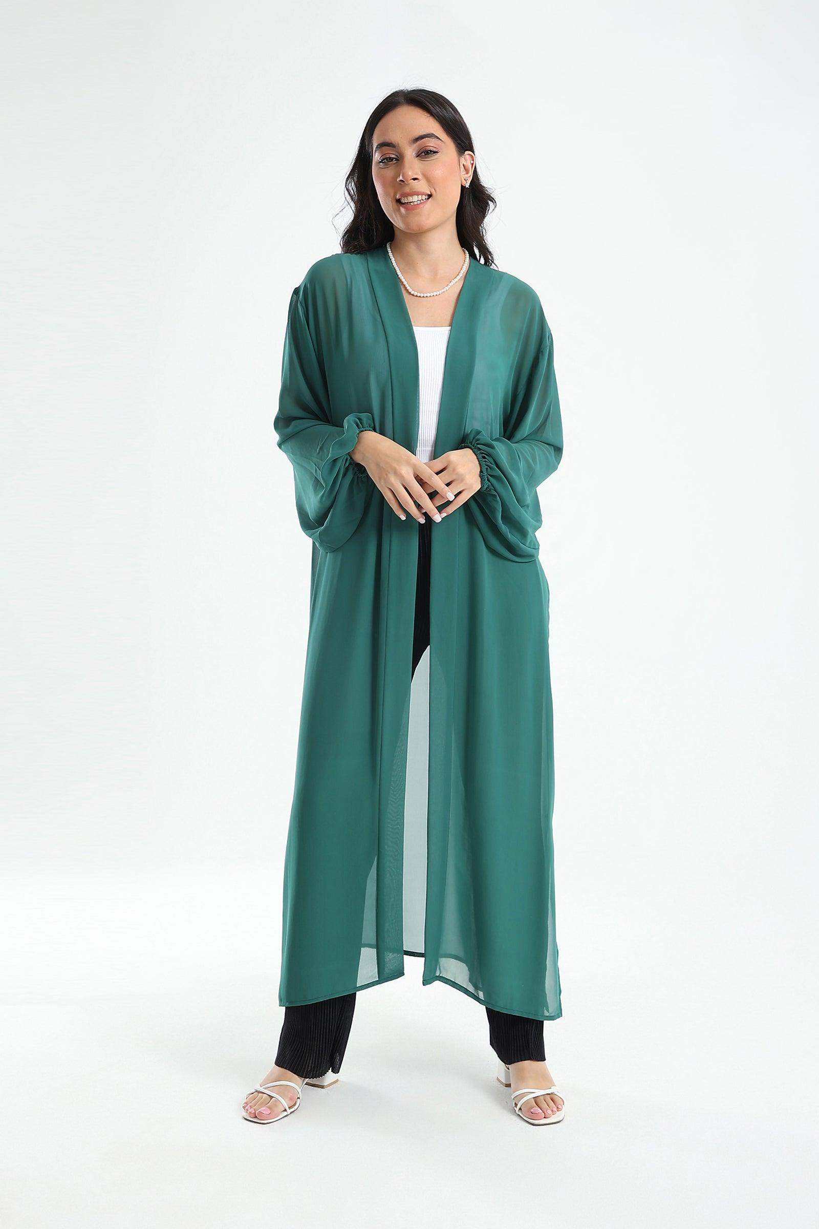 Chiffon Kimono with Side Slits
