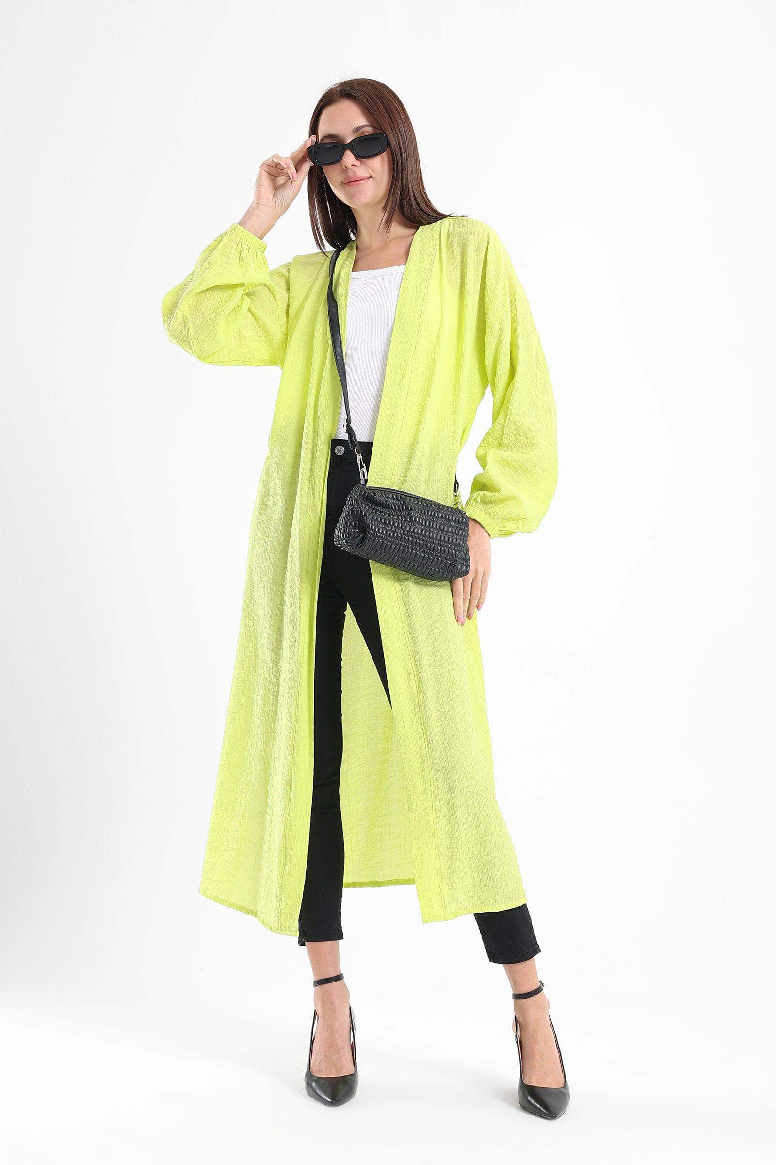 Cotton Plain Long Kimono