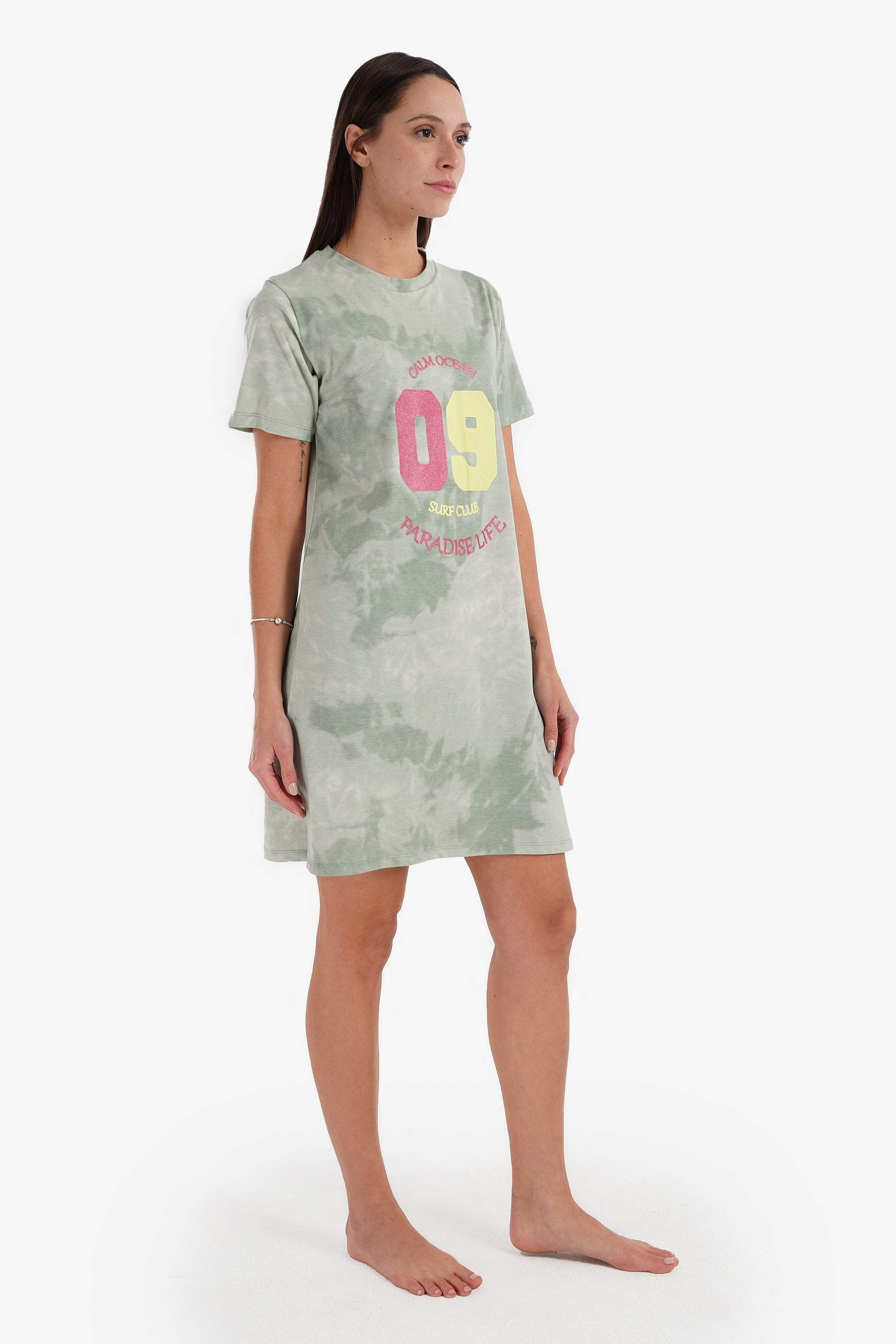 Cotton Above Knee Nightgown