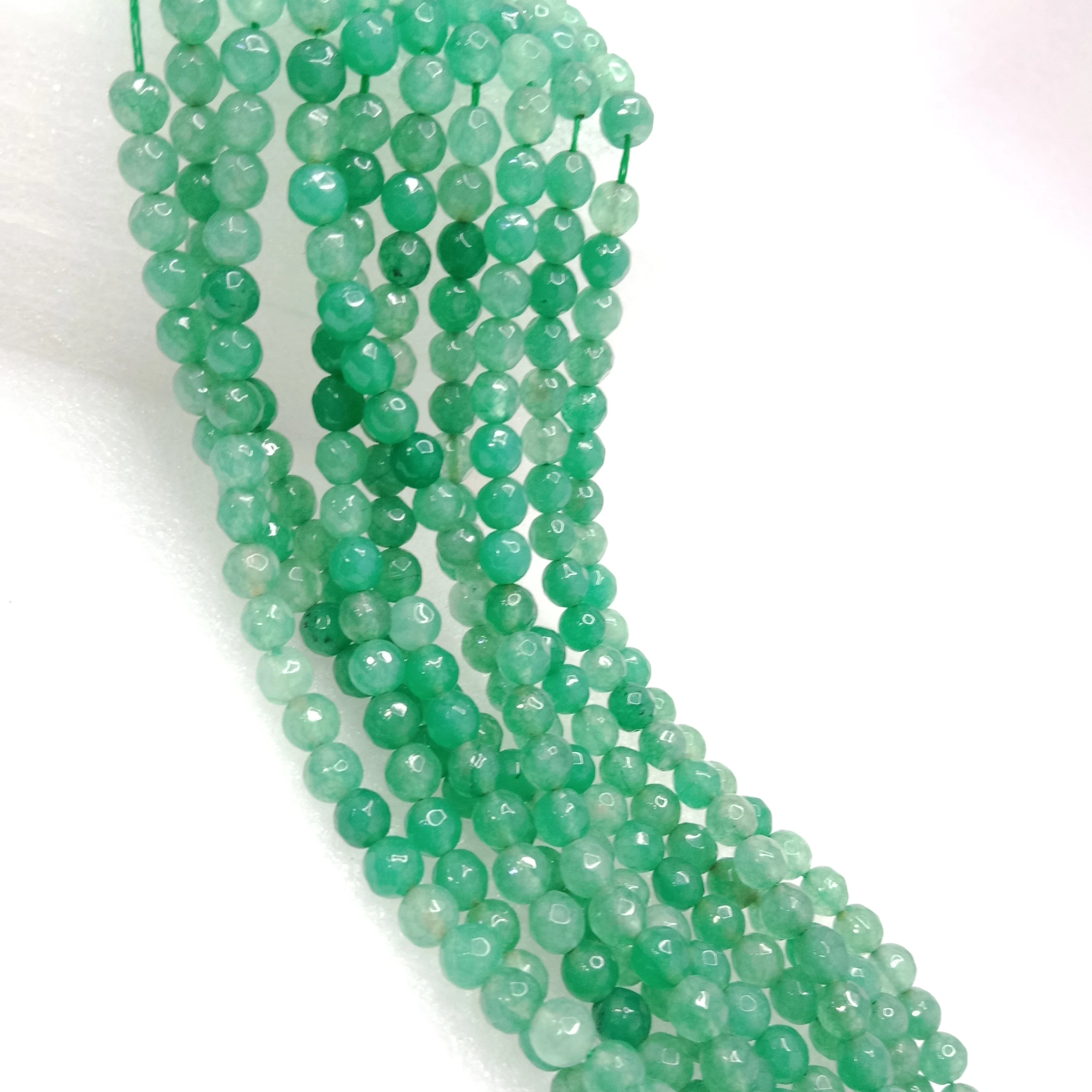 Sea green High Quality agate Round Beads 6mm 1 string(60pcs)