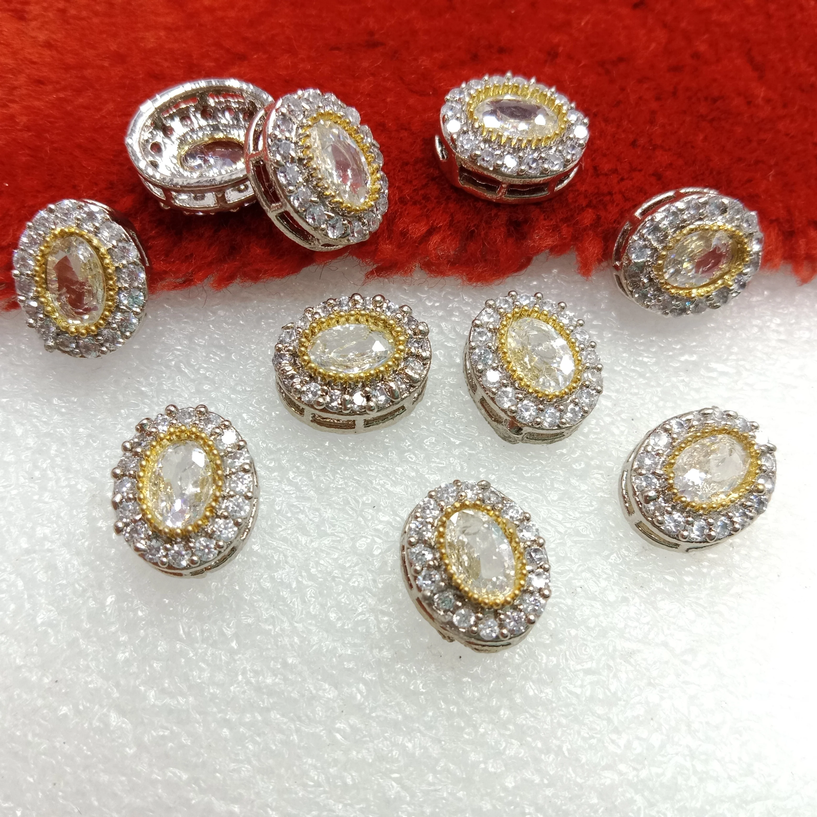 White (10pcs) high quality AD connectors (14mm)(2cm)