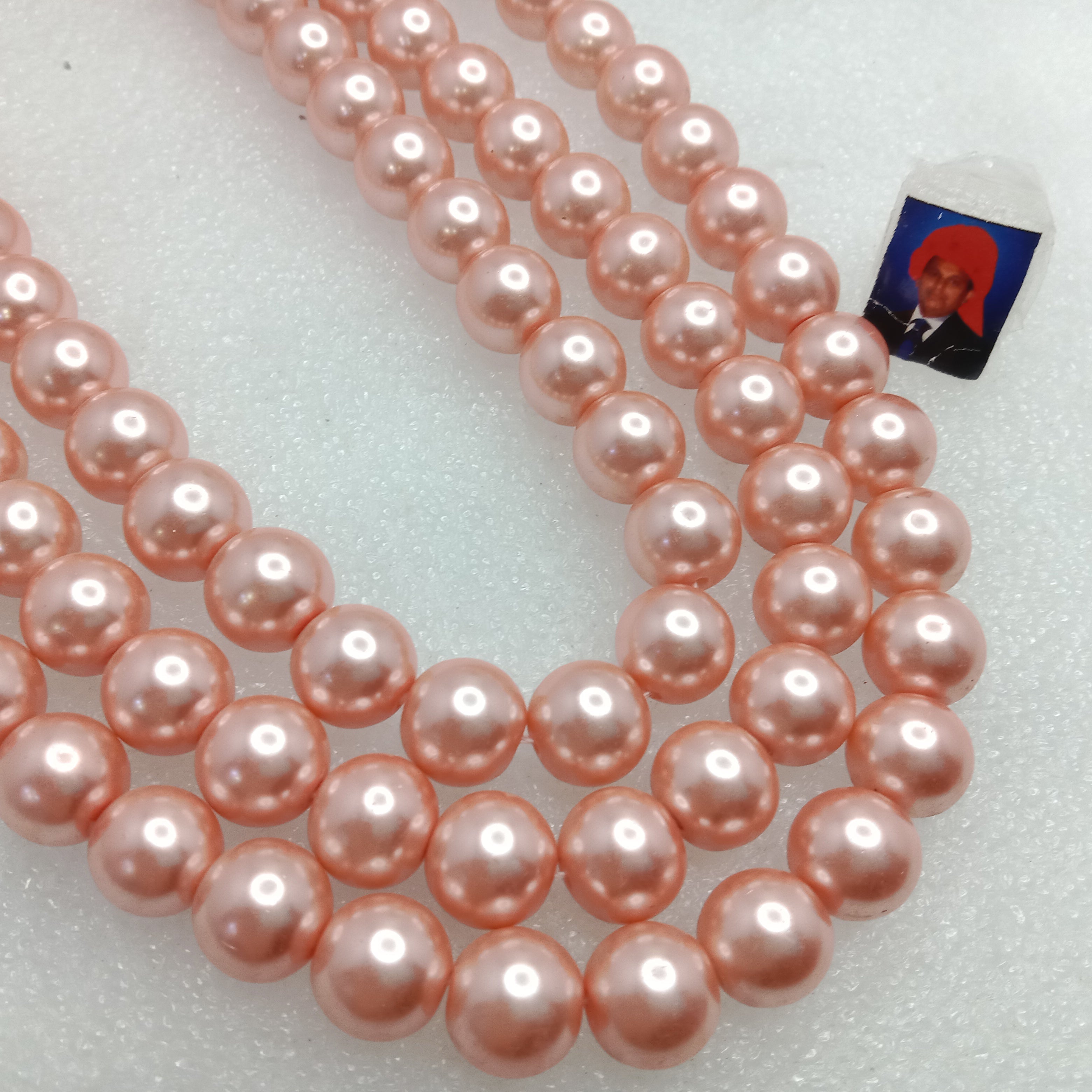 High quality bronze metallic pearls beads  12 mm 1 string