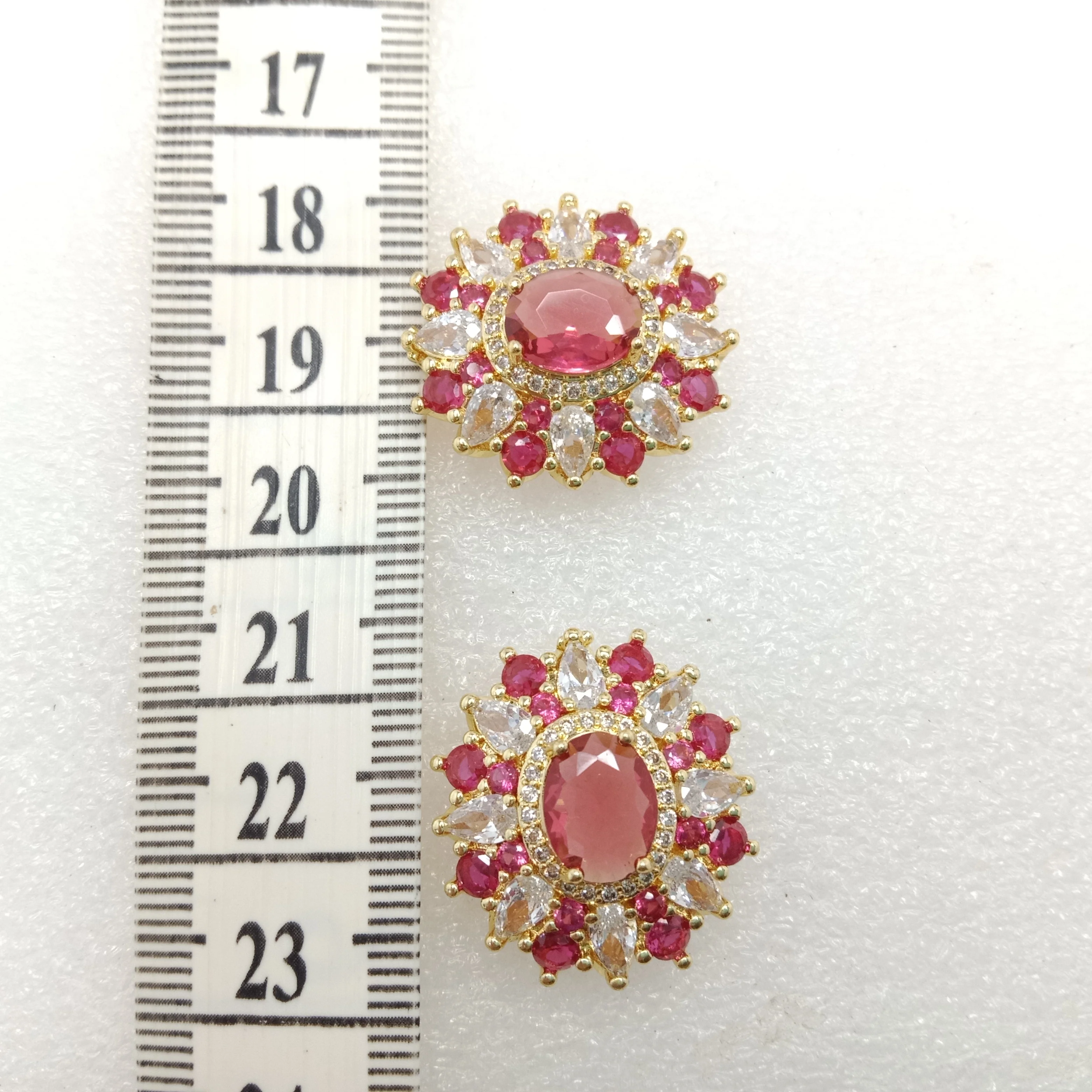 Ruby (2pcs) high quality AD connectors 23mm(2cm)