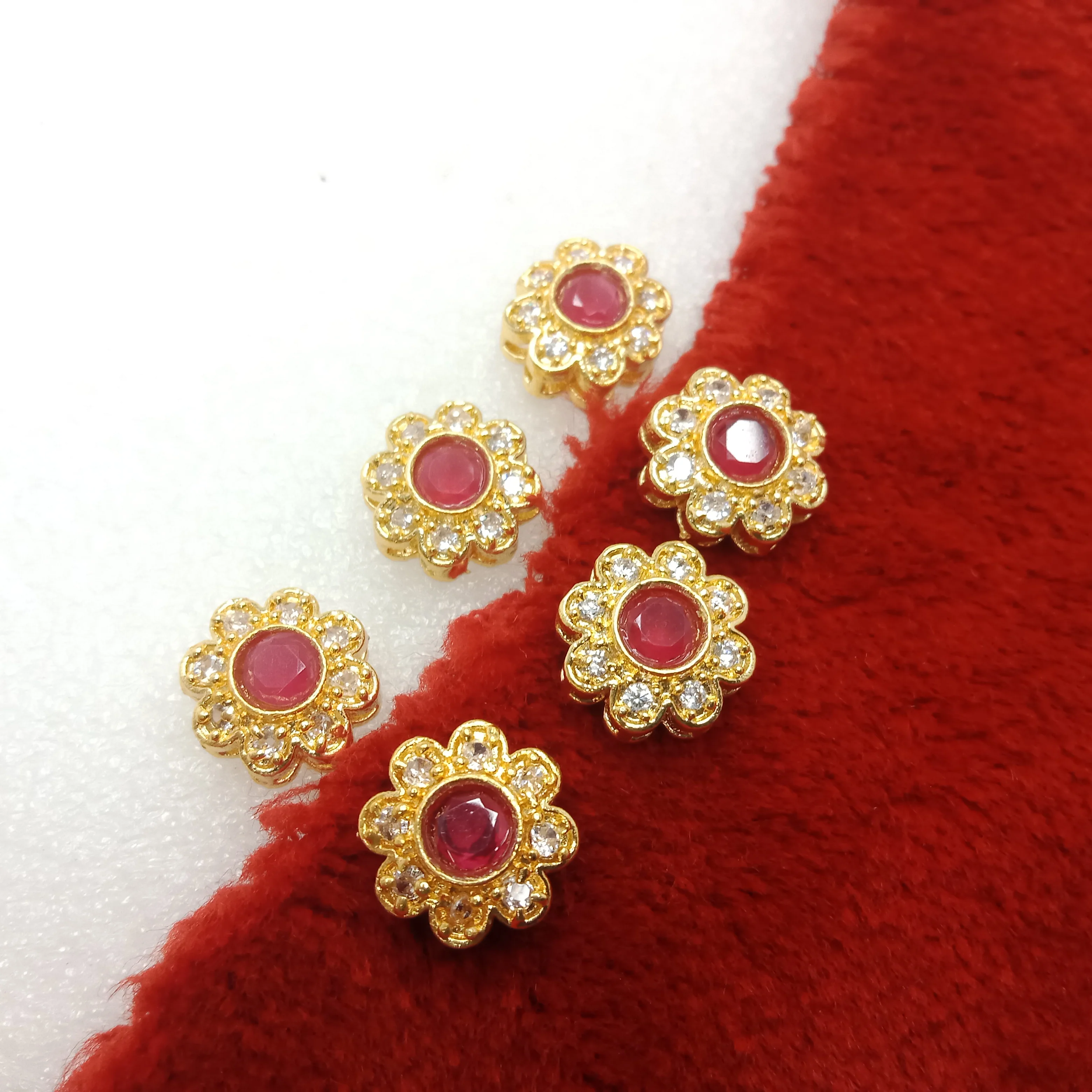 Ruby  (10pcs) high quality AD connectors 15mm(2cm )