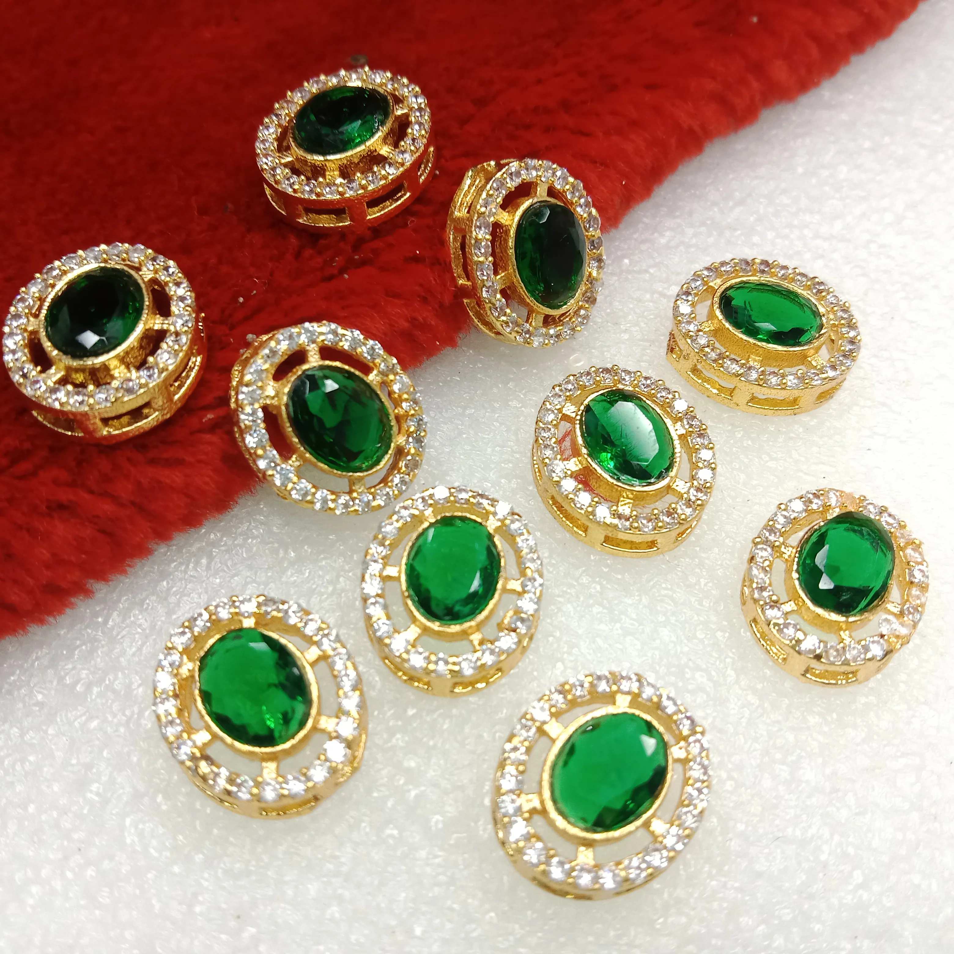 Dark green (10pcs) high quality AD connectors 15mm(2cm )