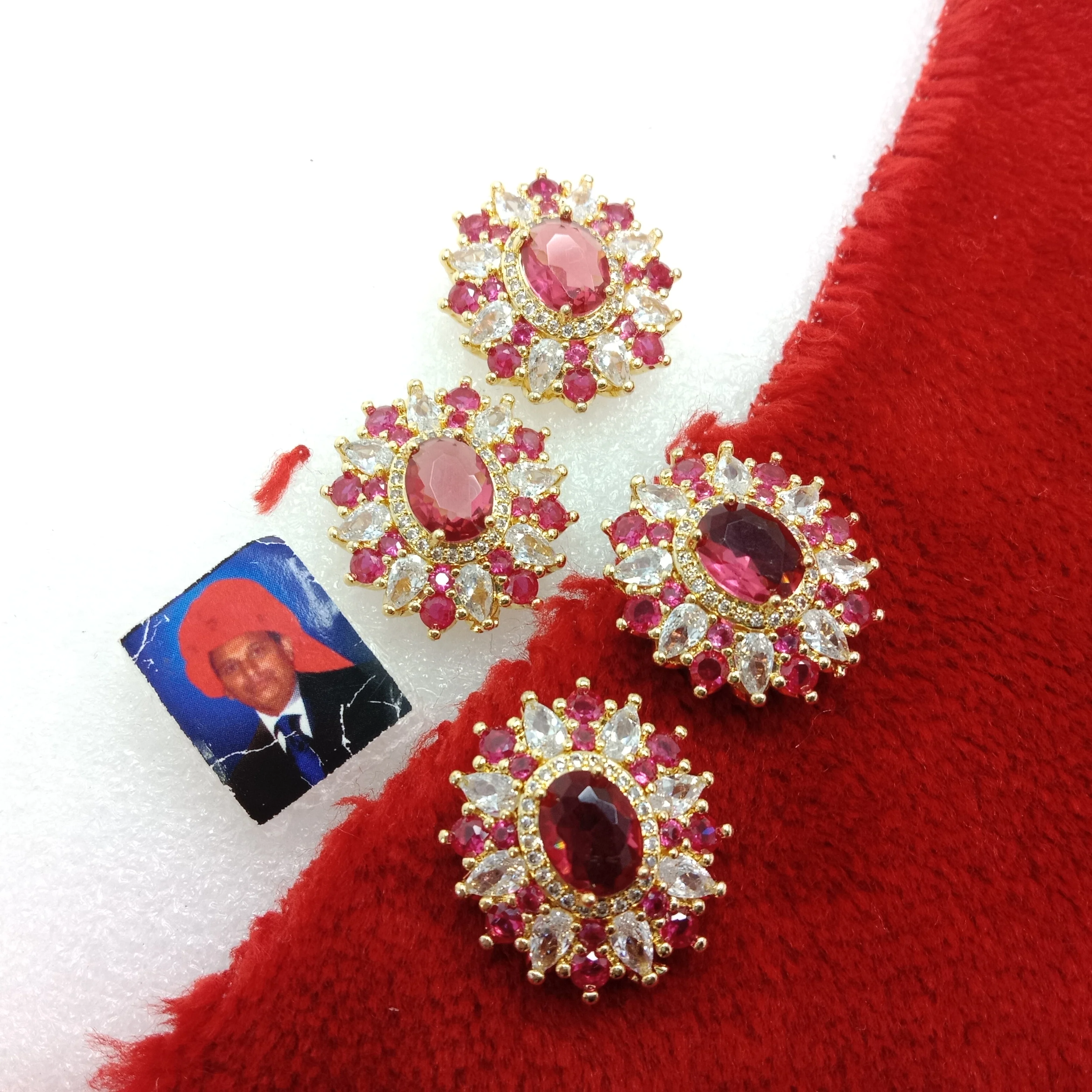 Ruby (2pcs) high quality AD connectors 23mm(2cm)