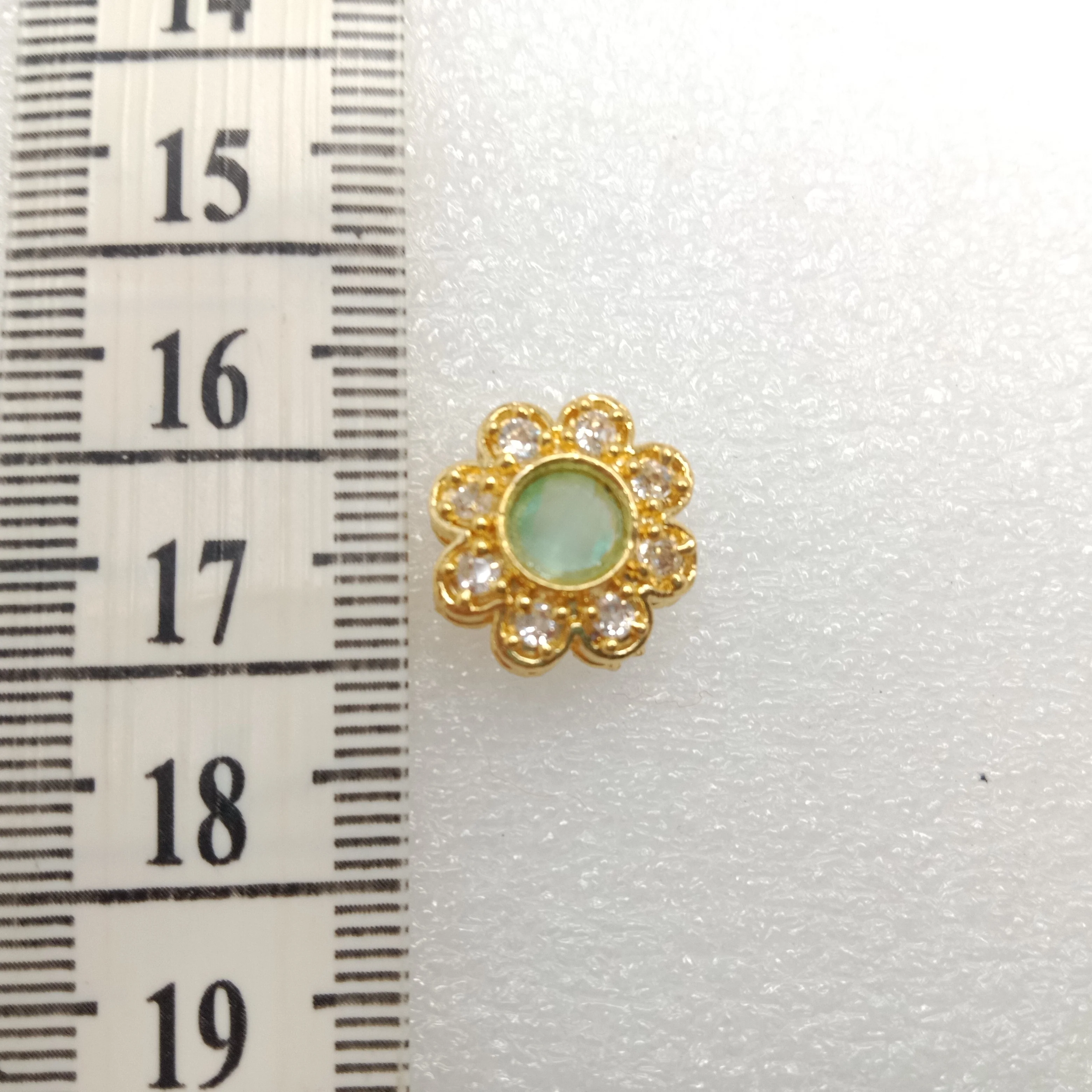 Sea green (10pcs) high quality AD connectors 15mm(2cm )