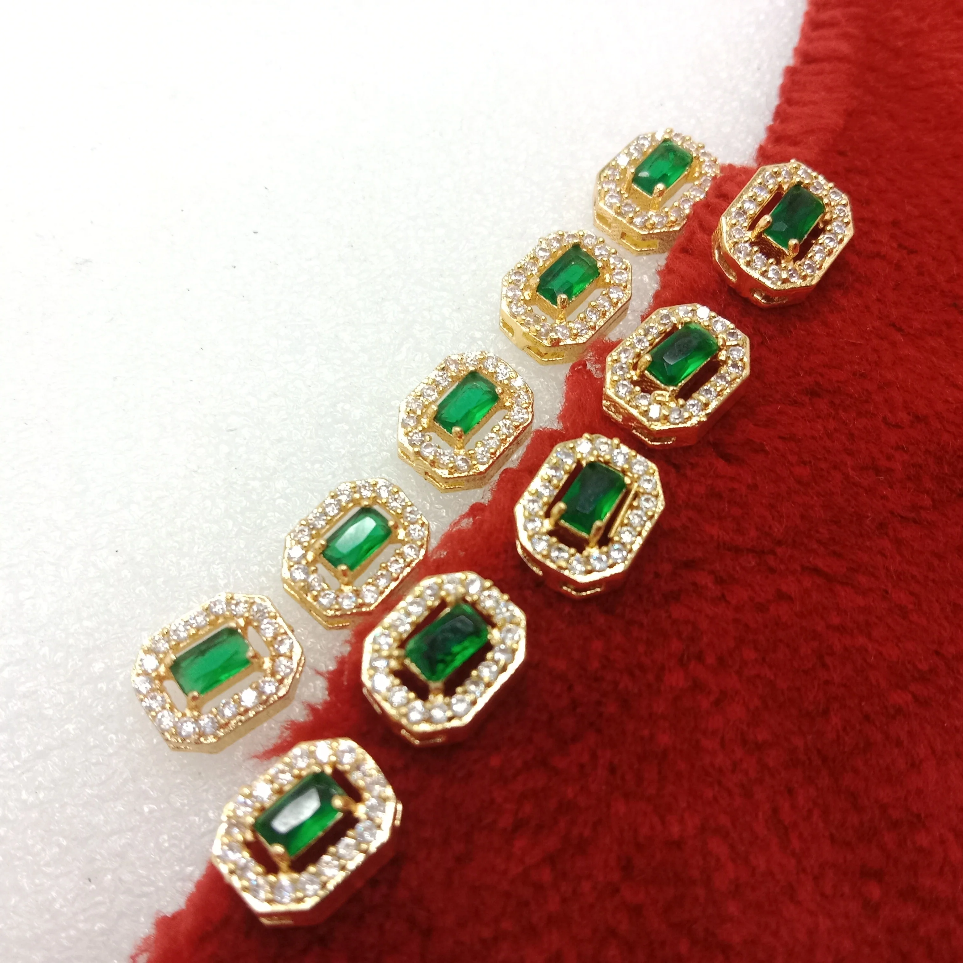 Dark green (10pcs) high quality AD connectors 12mm(2cm )